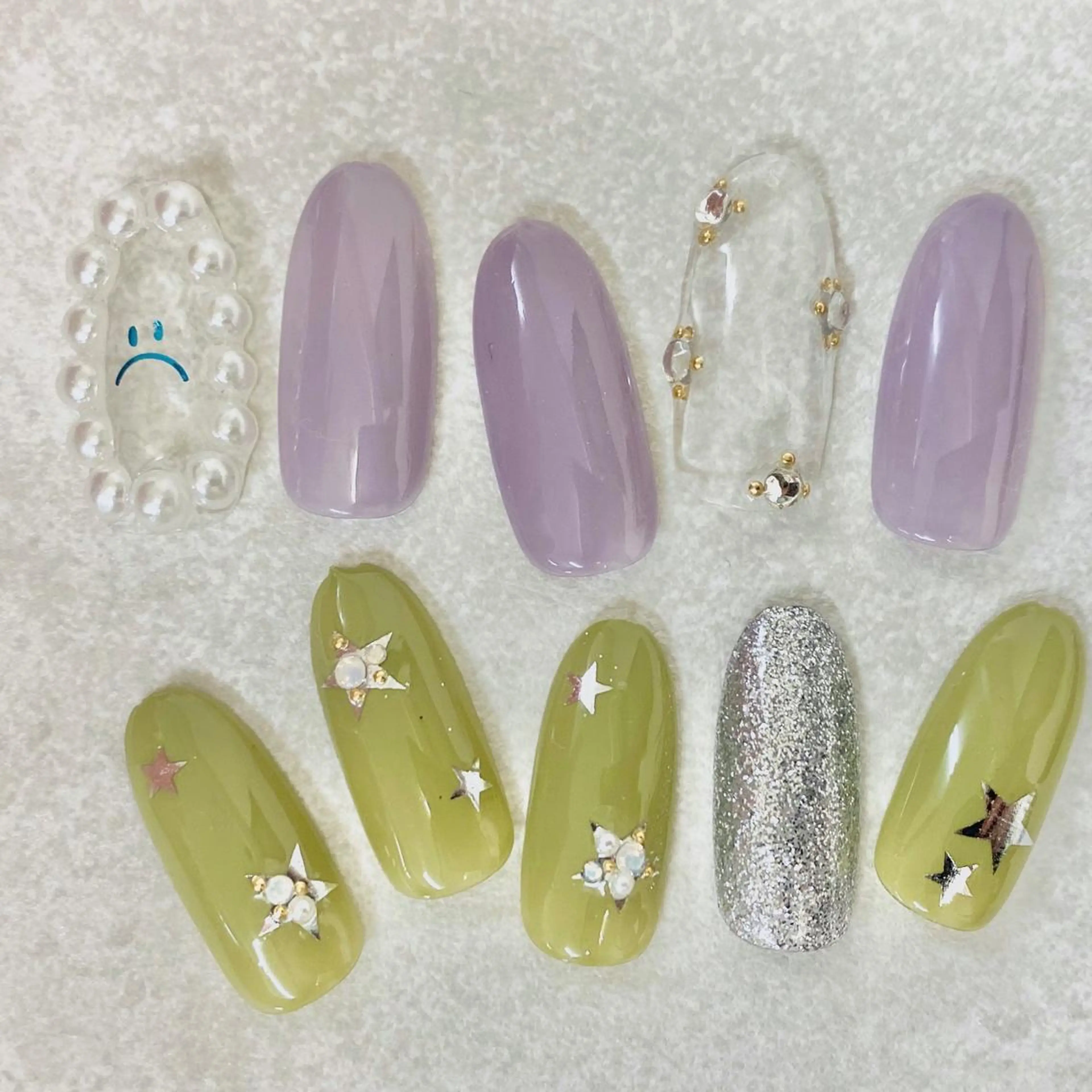 ネイル ジェルネイル ピスタチオネイル Nail lieNのネイルデザイン