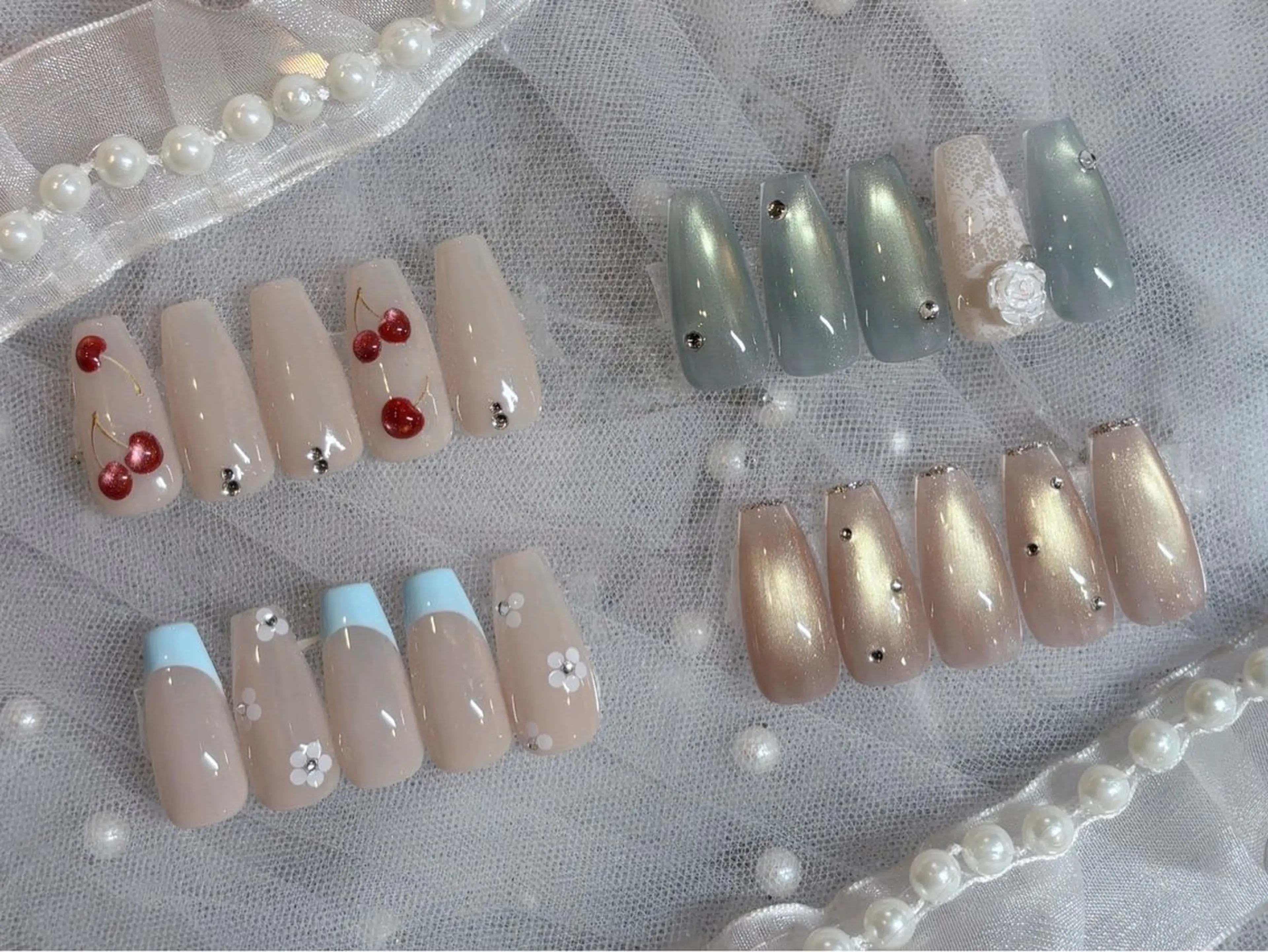 Jr.ネイリスト⭐️流行りの選べるデザイン🍒(オフ500円)の写真