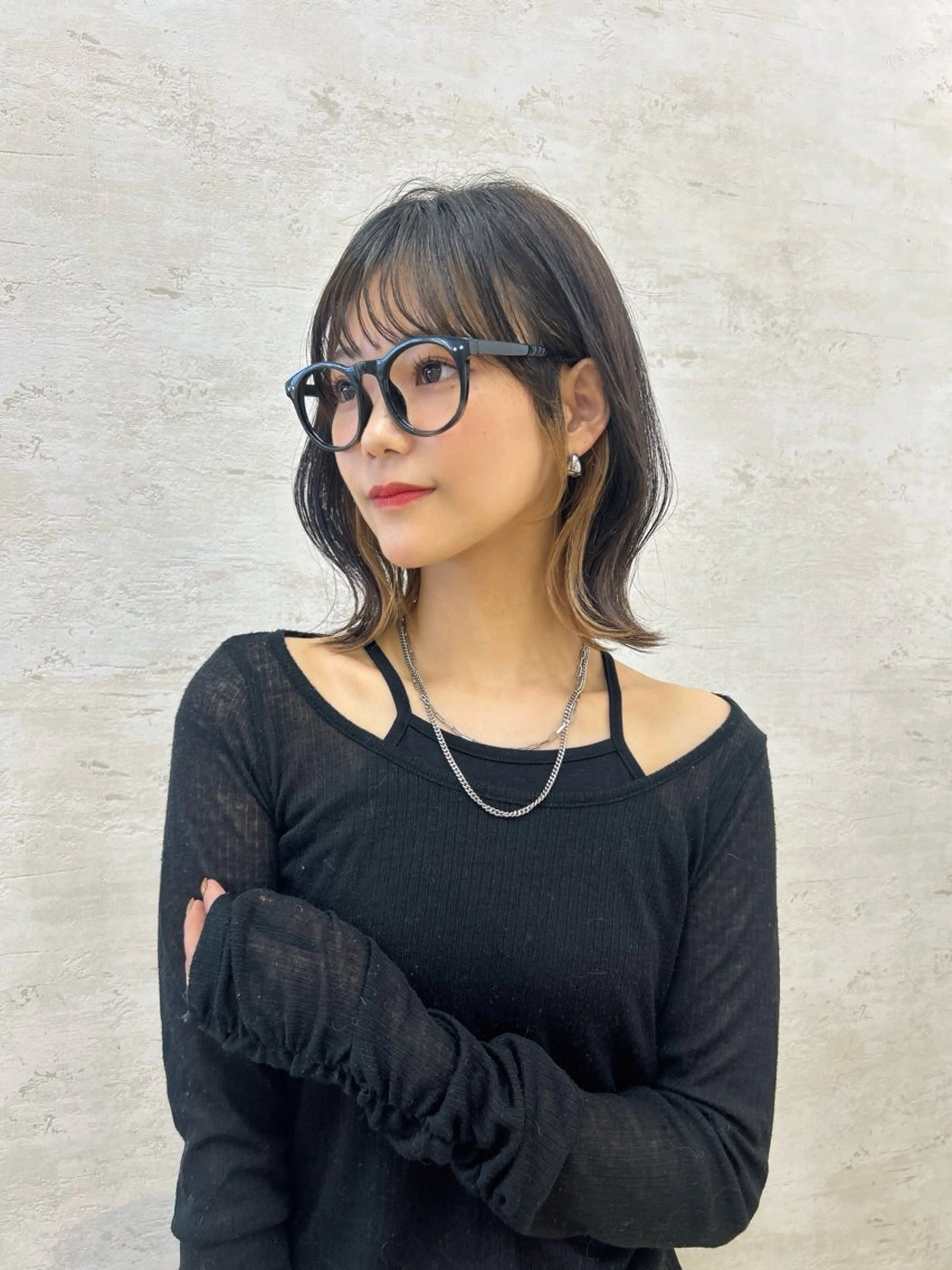 ショート カラー カット ヘアカラー トリートメント 艶カラー/ボブ /似合わせ/田口愛那のヘアスタイル