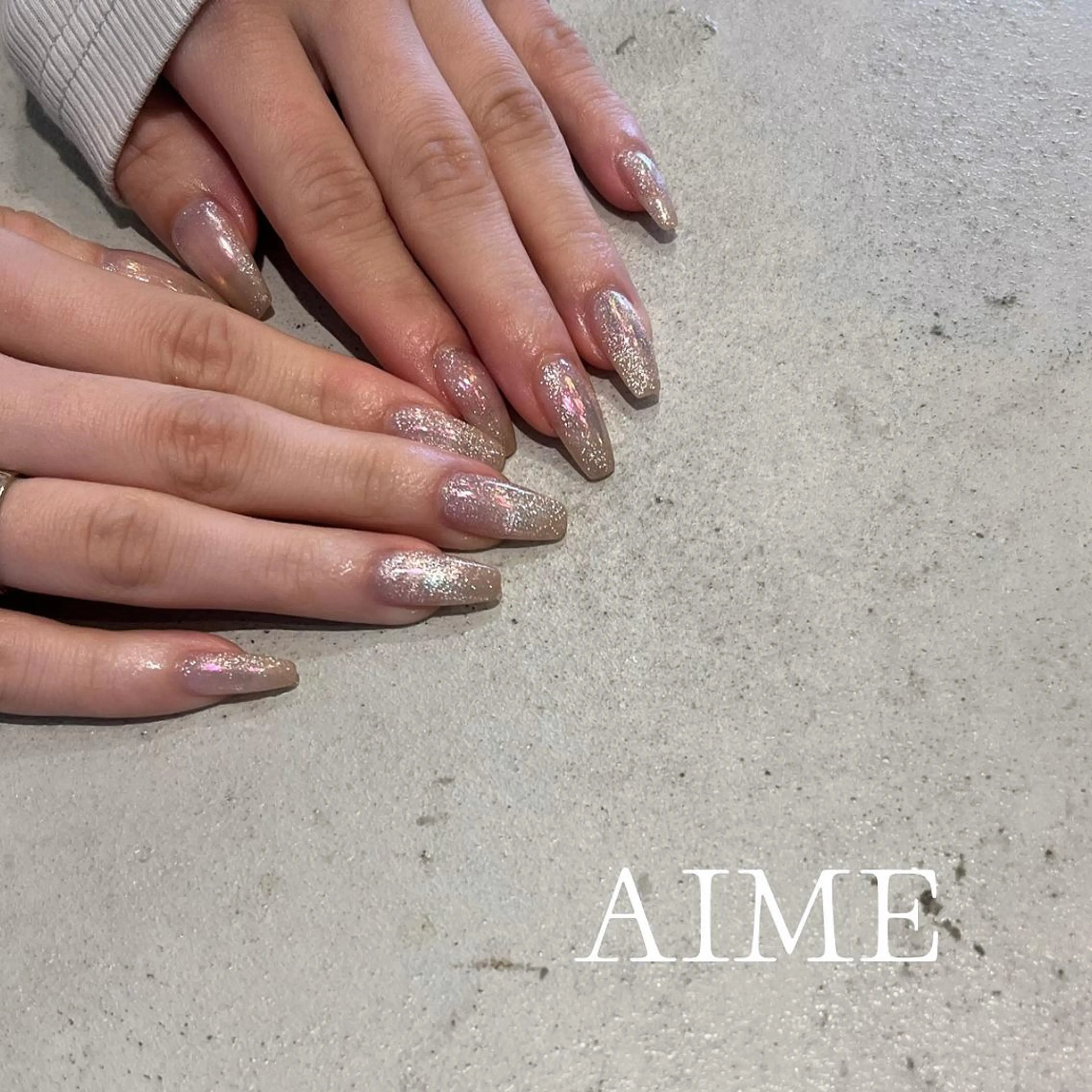 ネイル アートネイル ハンドネイル AIME （momo）のネイルデザイン