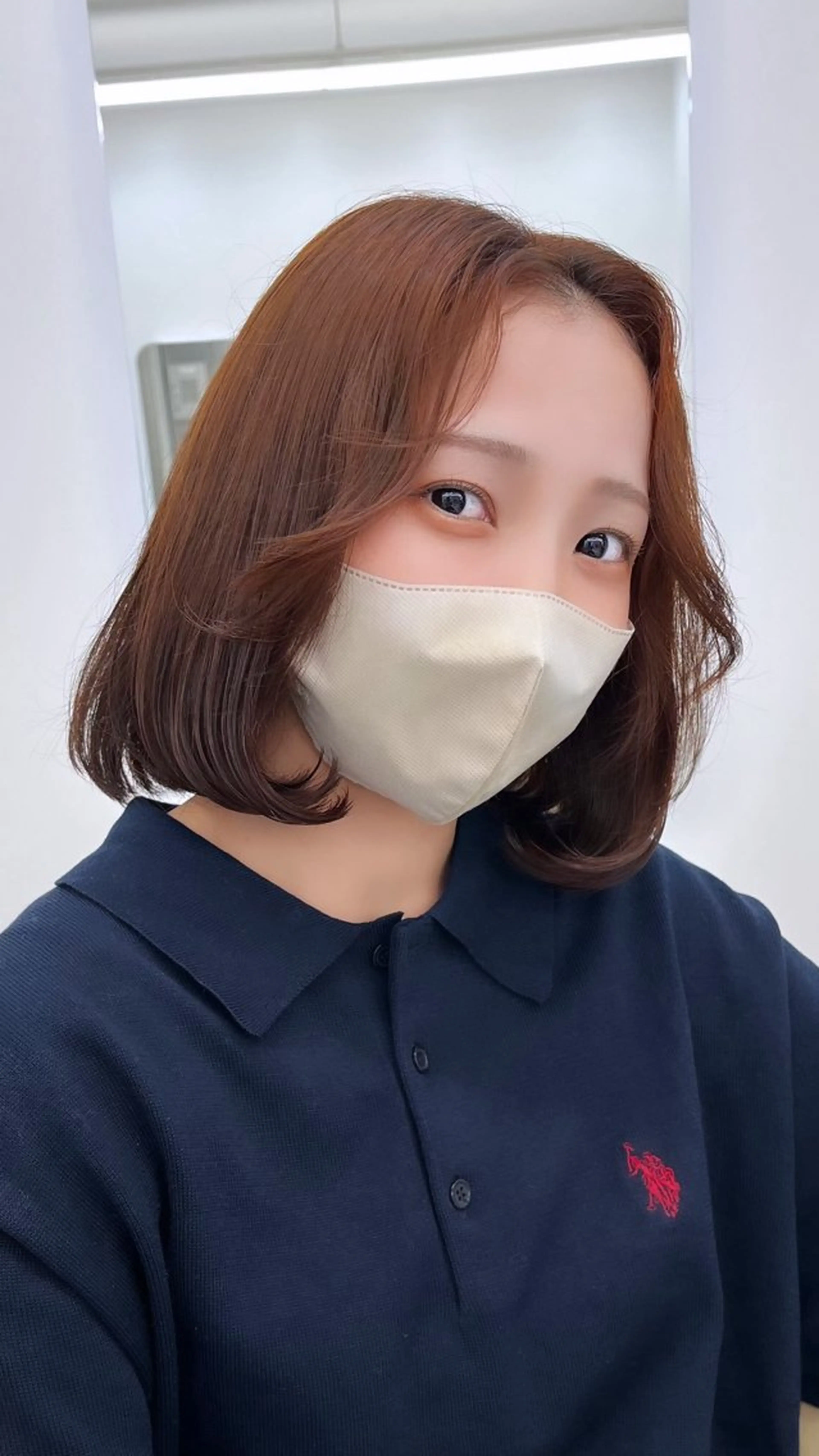 ミディアム カラー ”骨格似合わせ” 美容師NAKOのヘアスタイル