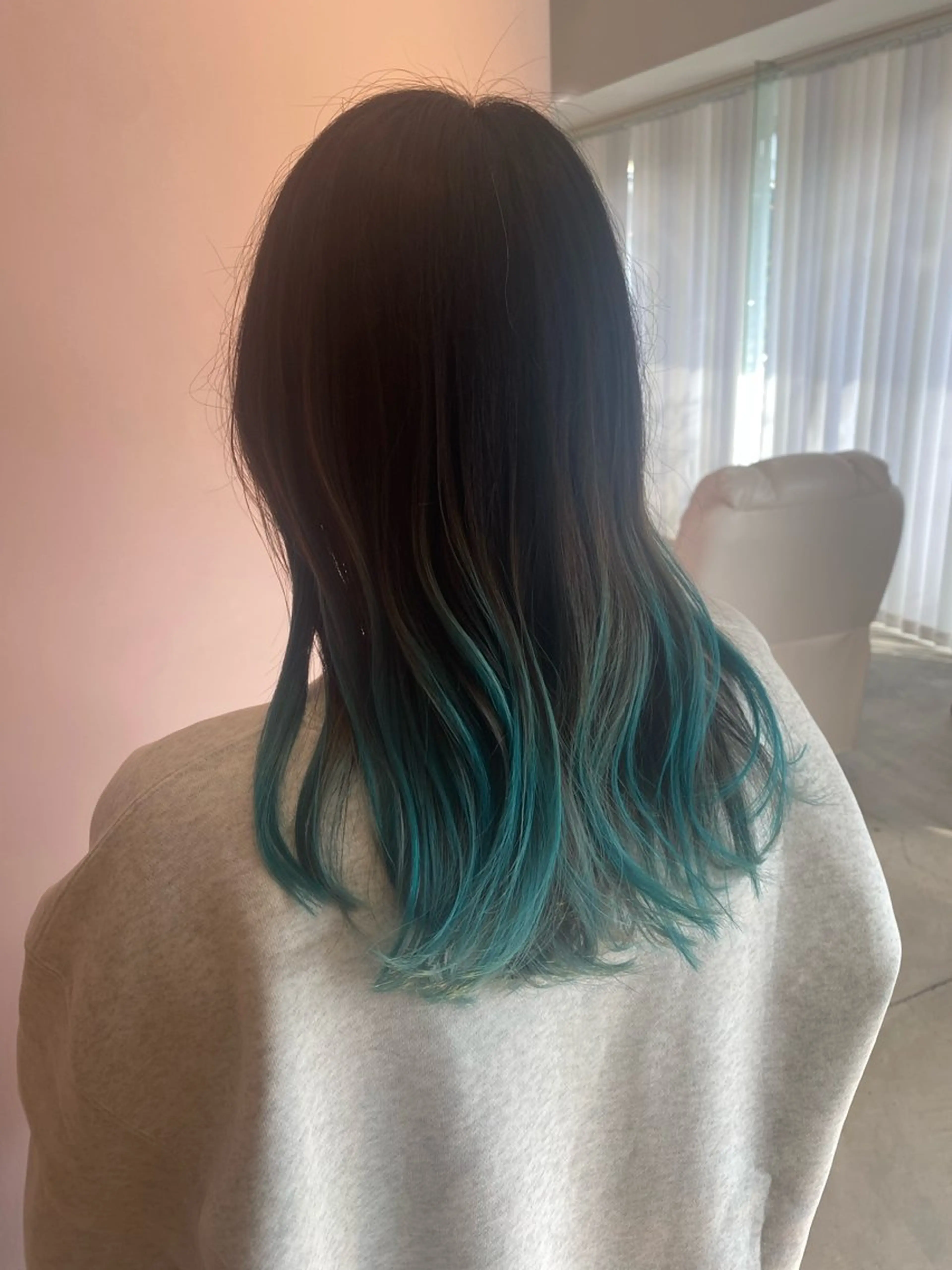 ロング 福島 優夢のヘアスタイル