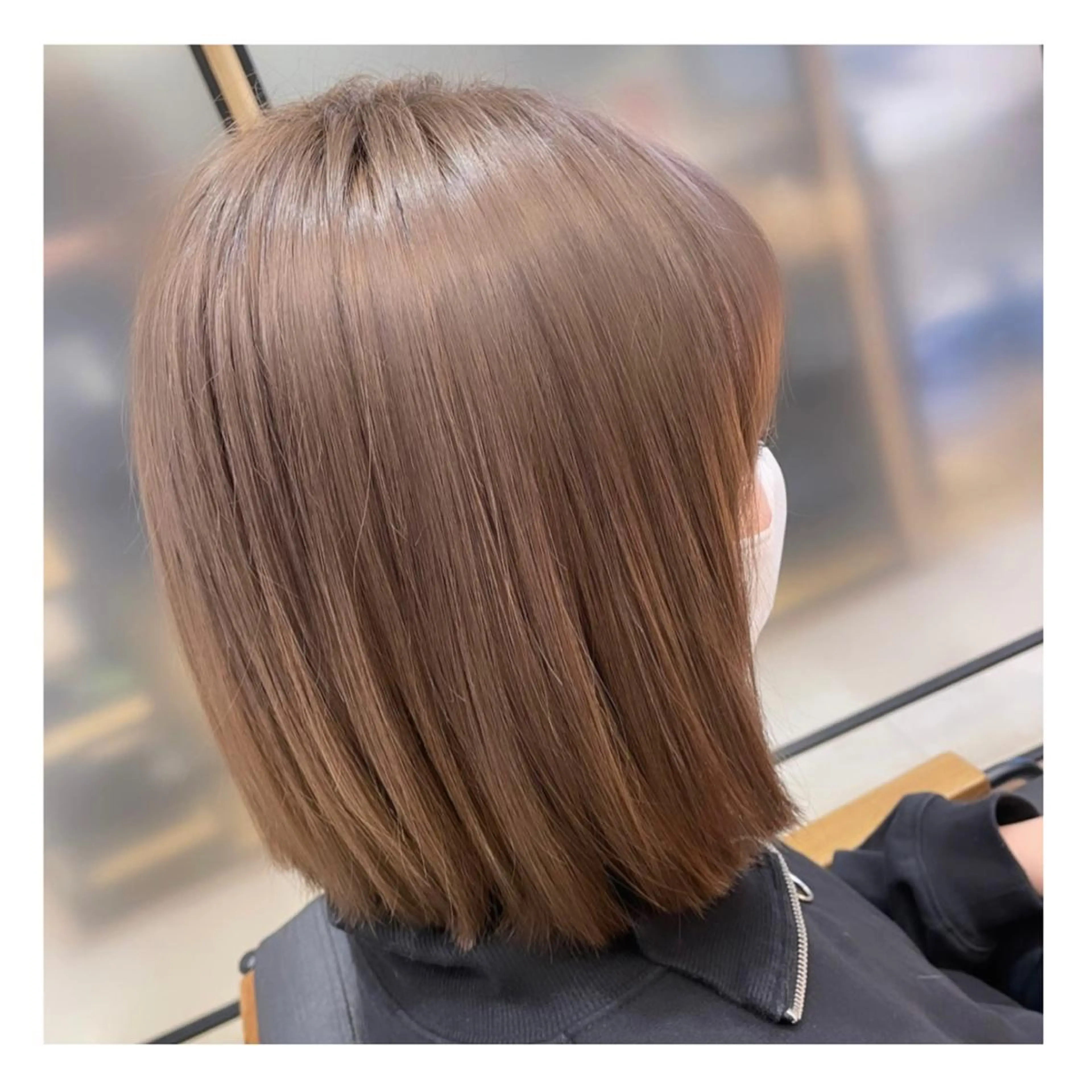 ショート カラー ベージュカラー ブリーチ ミルクティーベージュ ヘアカラー トリートメント ❁⃘ ち だ り さ ❁⃘のヘアスタイル