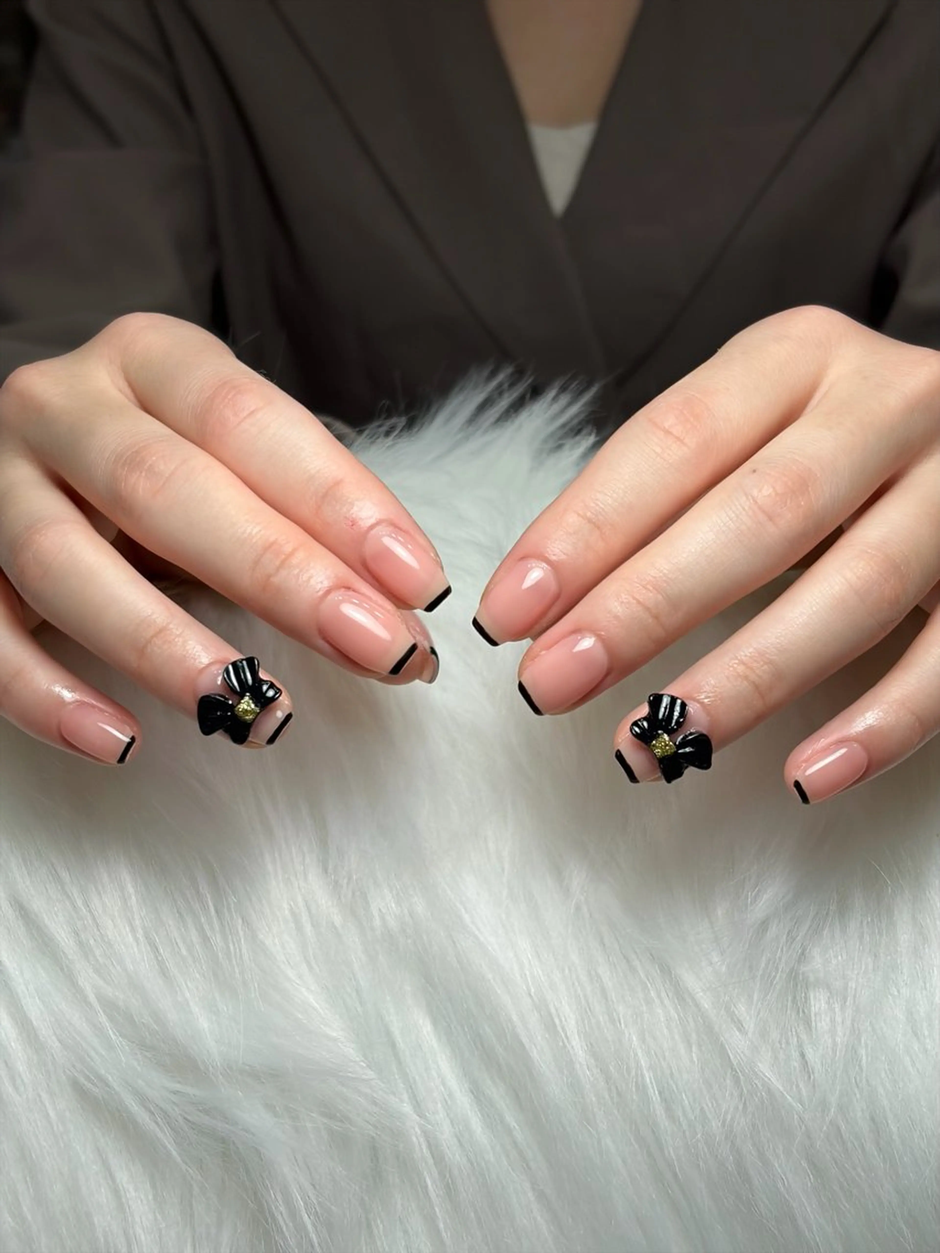 ネイル アートネイル 長さ出し ジェルネイル マグネットネイル ニュアンスネイル ハンドネイル Cloudy Chan Nailのネイルデザイン