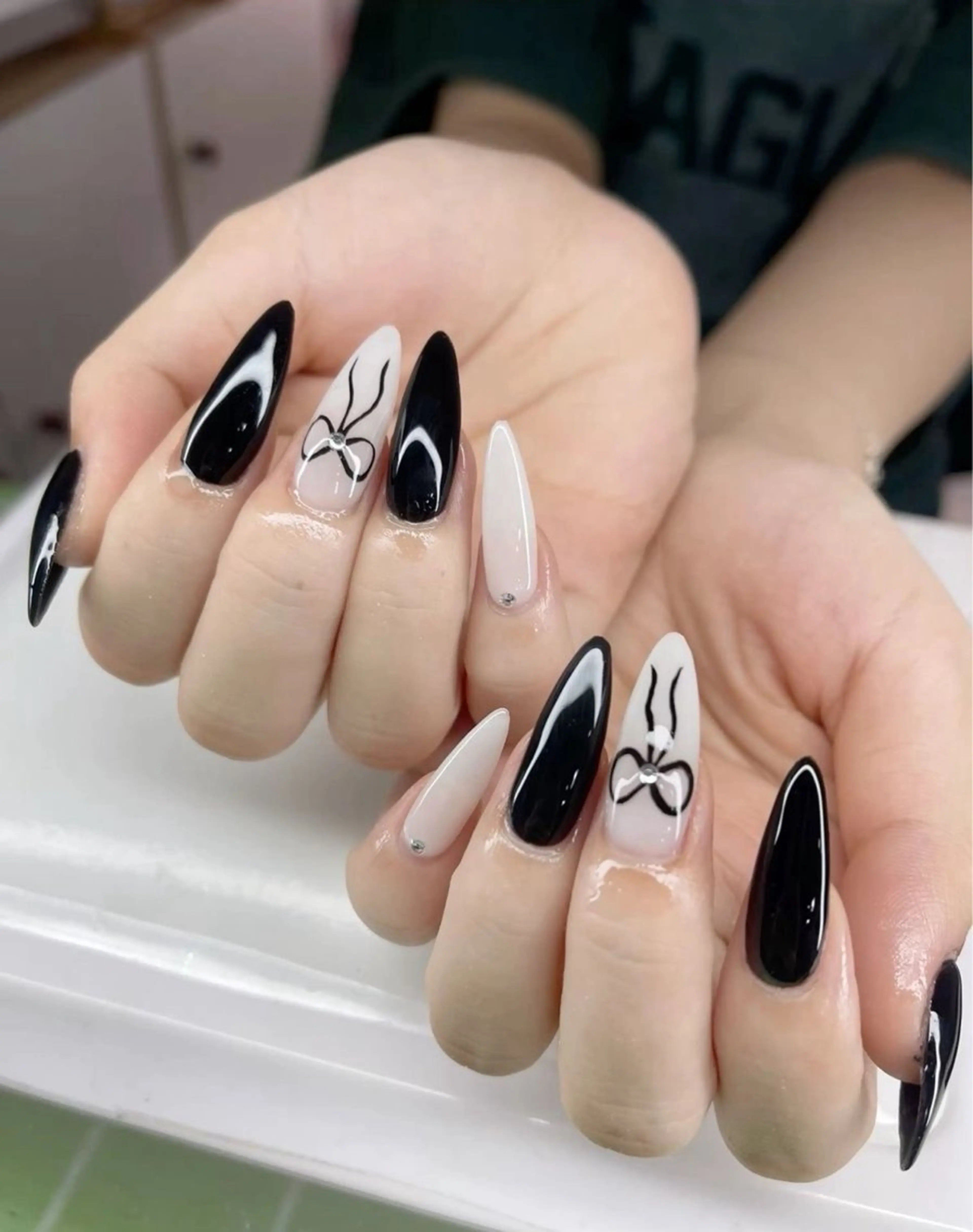 ネイル 長さ出し 持ち込み Star Beautyのネイルデザイン