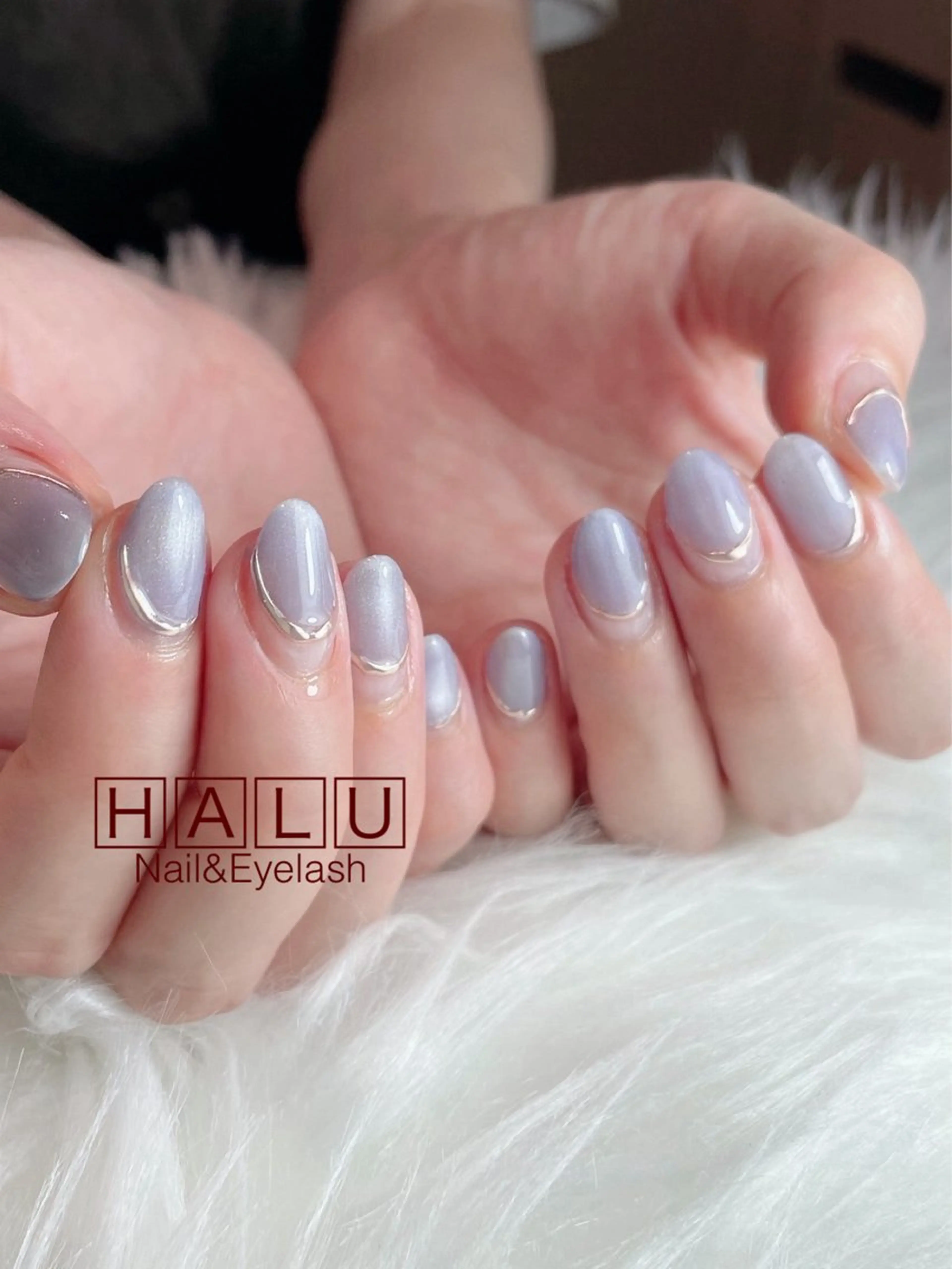 ネイル マグネットネイル シンプルネイル HALU ハルのネイルデザイン