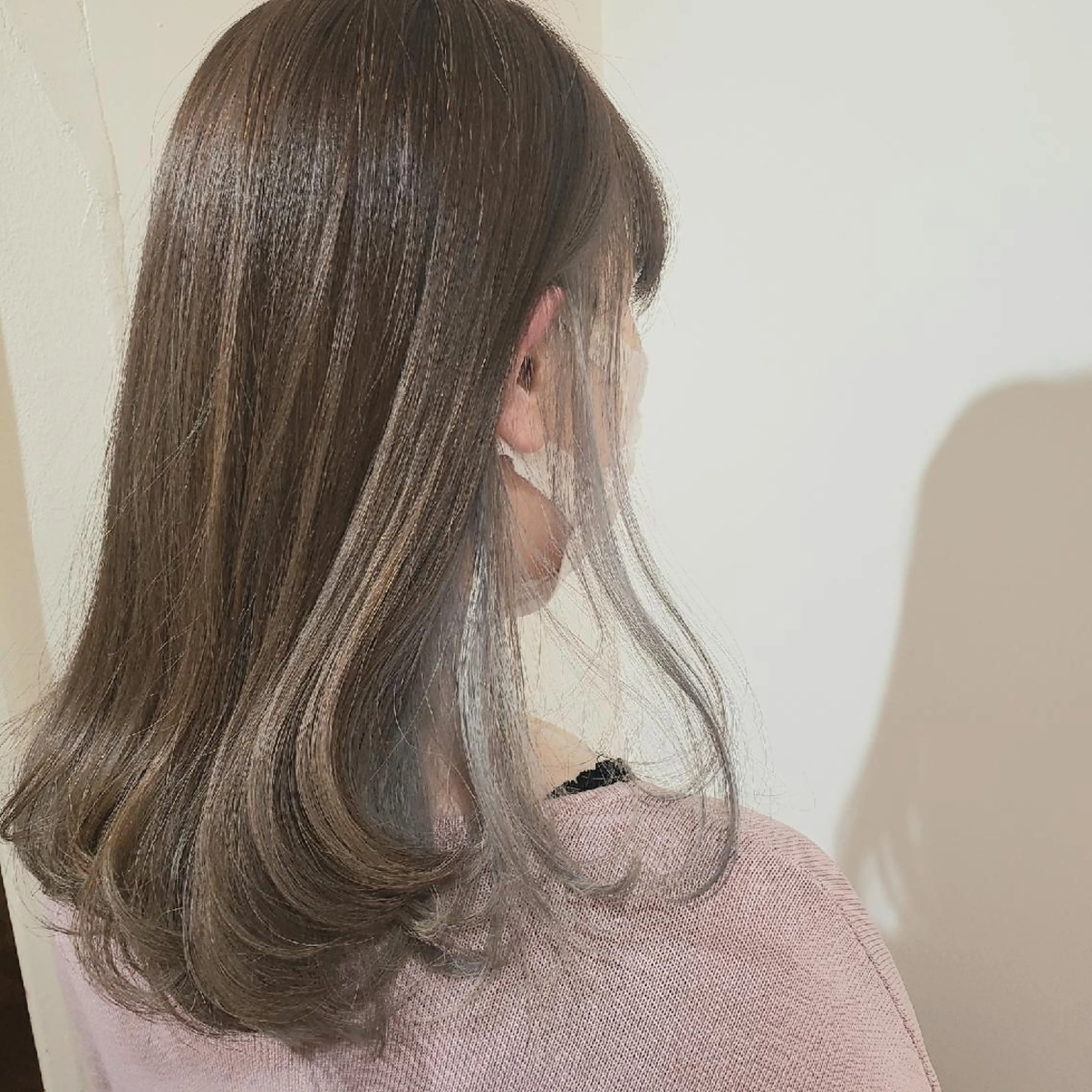 ロング カット トリートメント 🇰🇷透明感×ハイ トーン🌟tomoのヘアスタイル