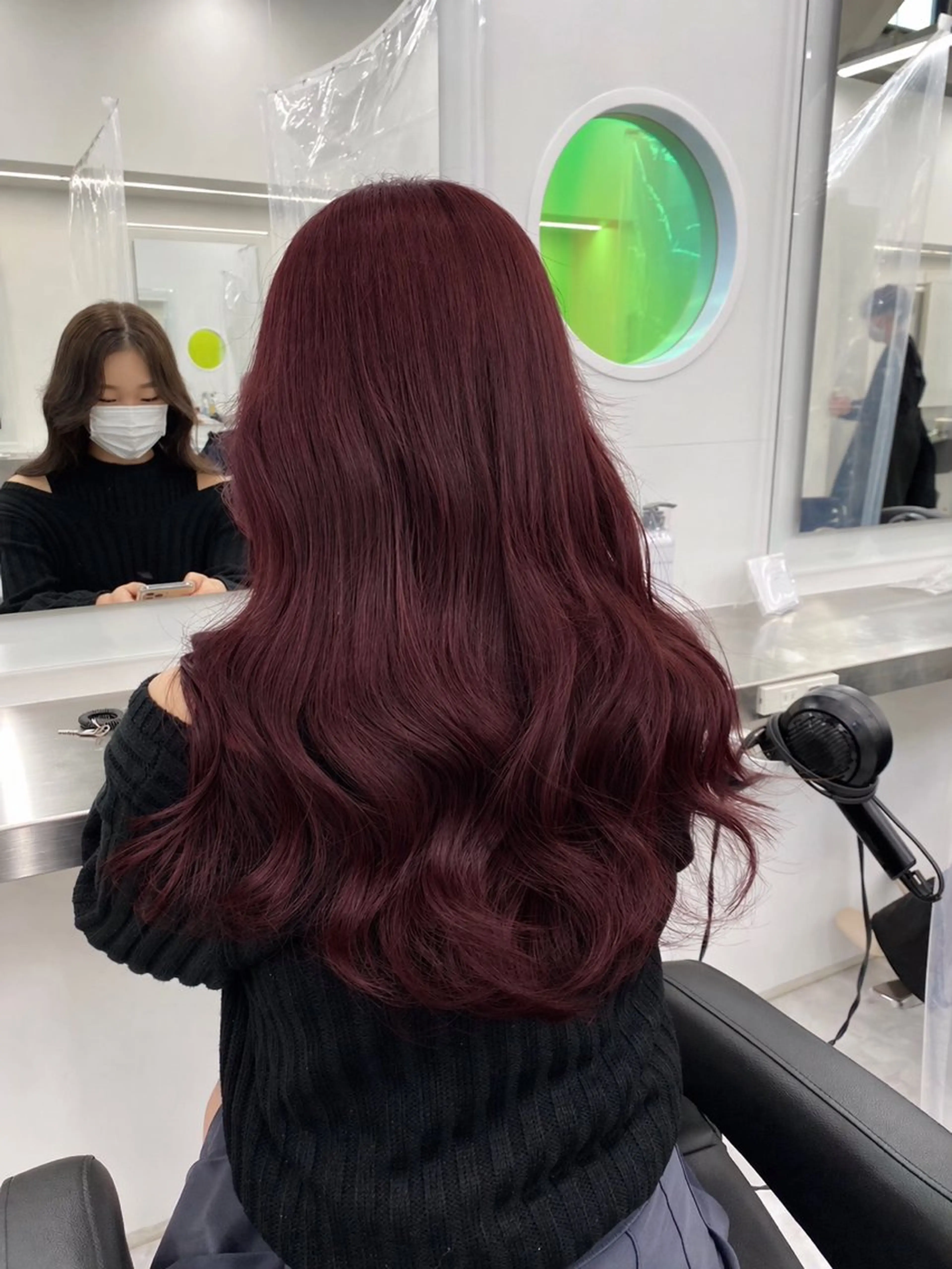 ロング カラー ヘアカラー トリートメント ヘアセット NANA💓韓国ヘア /レイヤー/暖色💓のヘアスタイル