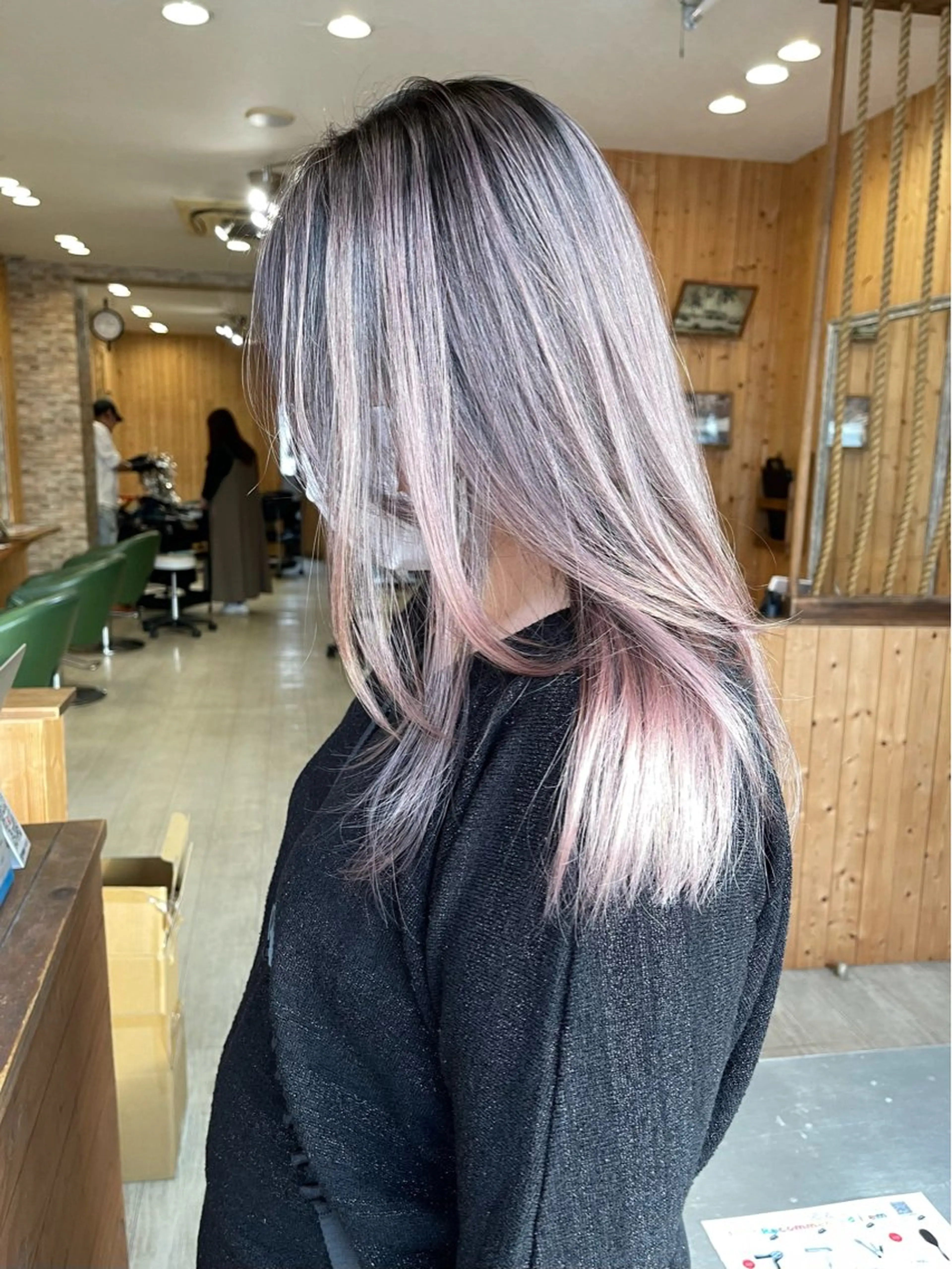 ロング カット ヘアカラー 谷山銀二郎/ 副店長のヘアスタイル