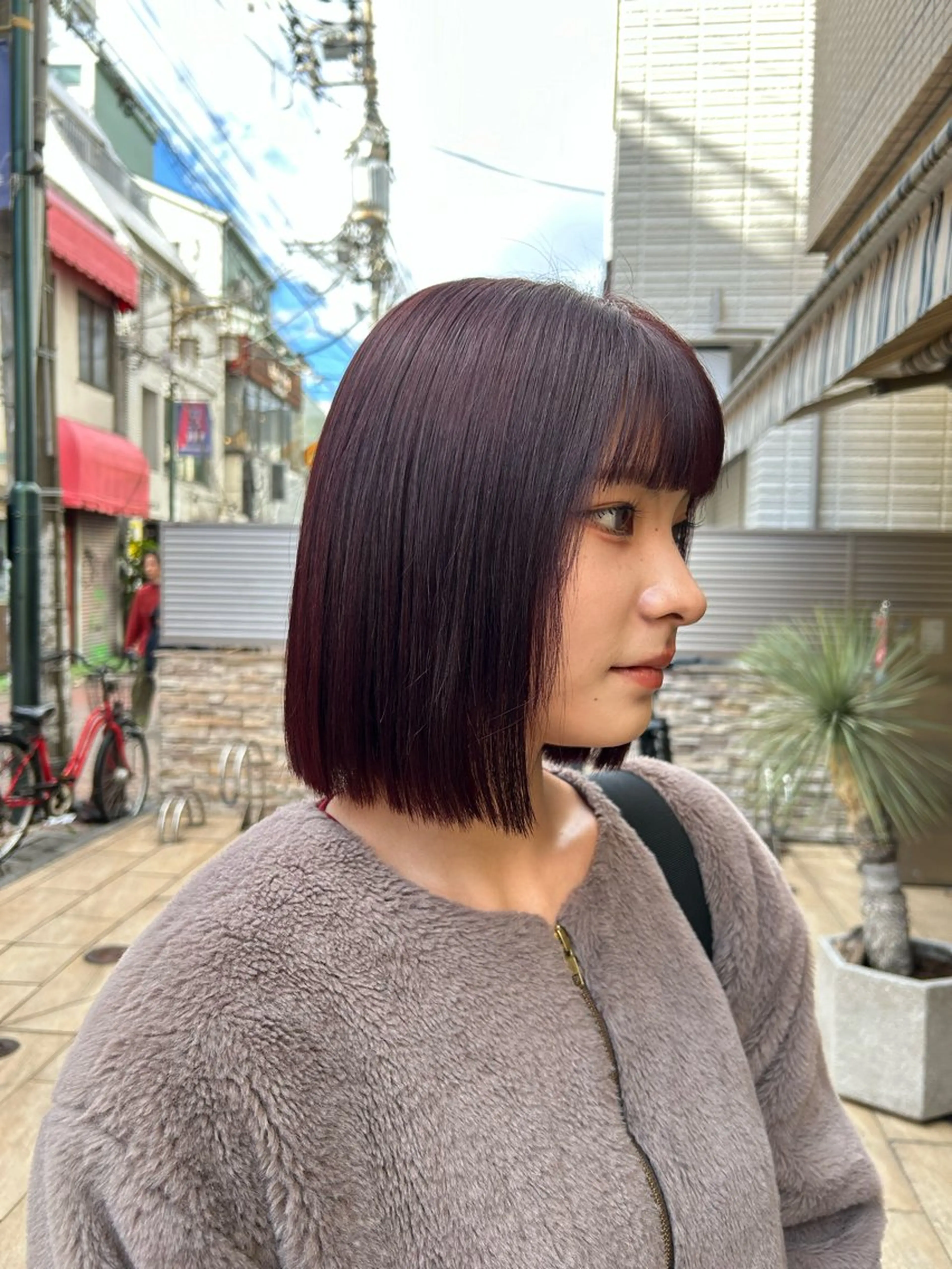 ショート カラー ヘアカラー 🦖ミニボブ/ボブ /MOEKA🦕のヘアスタイル