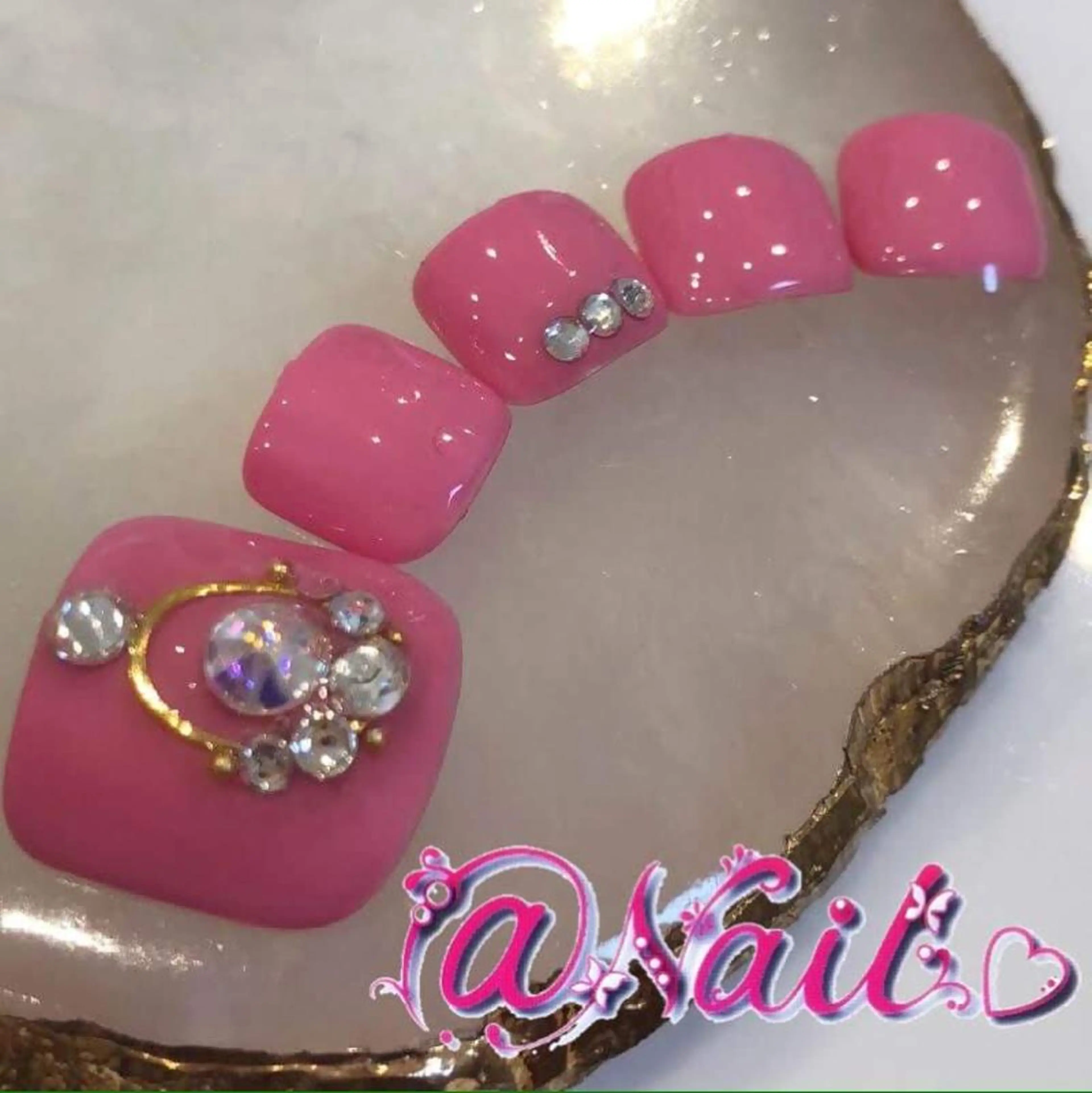 ネイル ネイルチップ 小尾 栞のネイルデザイン