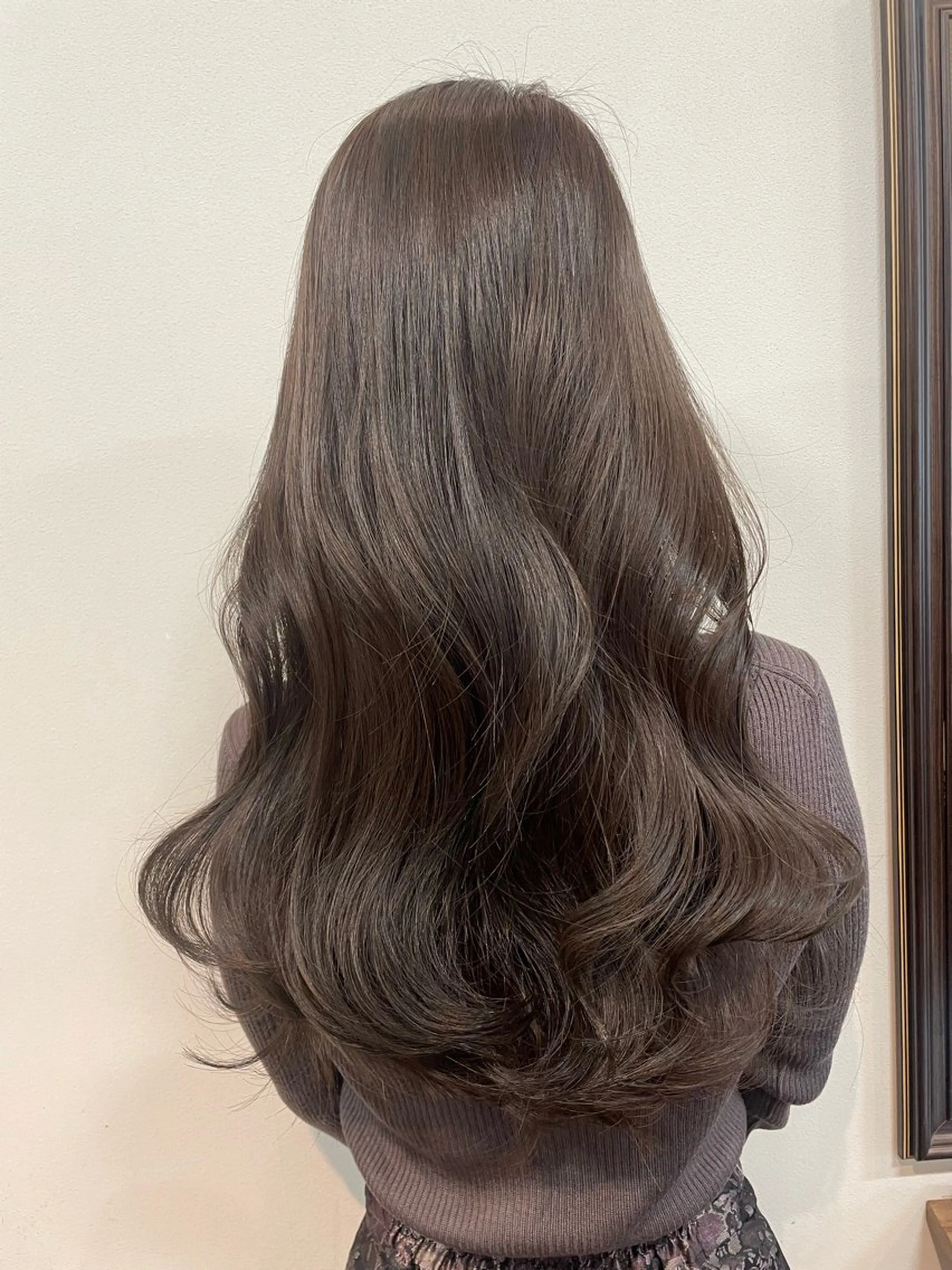 ロング カラー ベージュカラー 透明感カラー メンズパーマ✨️村越 雄斗のヘアスタイル