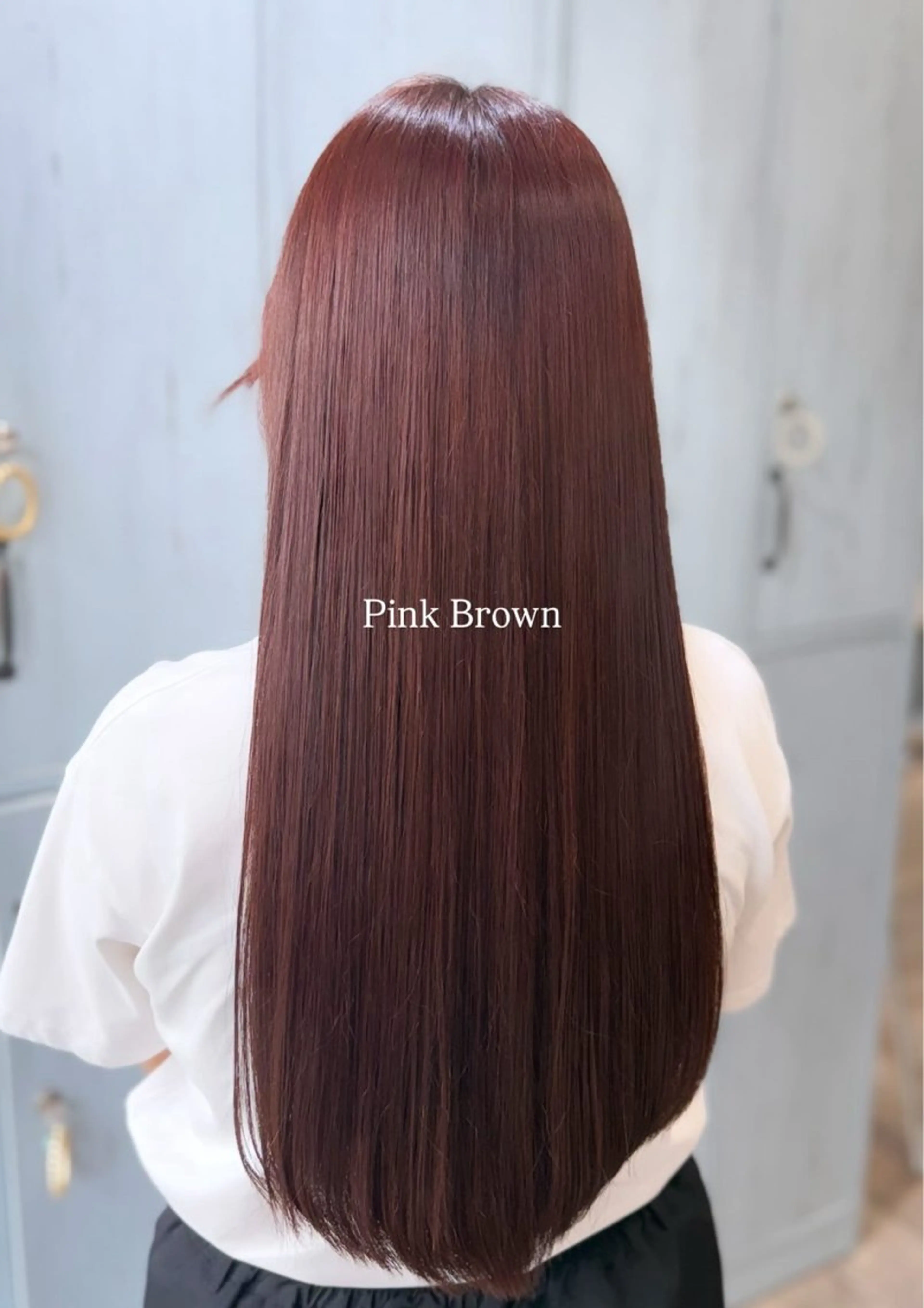 ロング ピンク・ラベンダー/ レイヤー/NANAのヘアスタイル