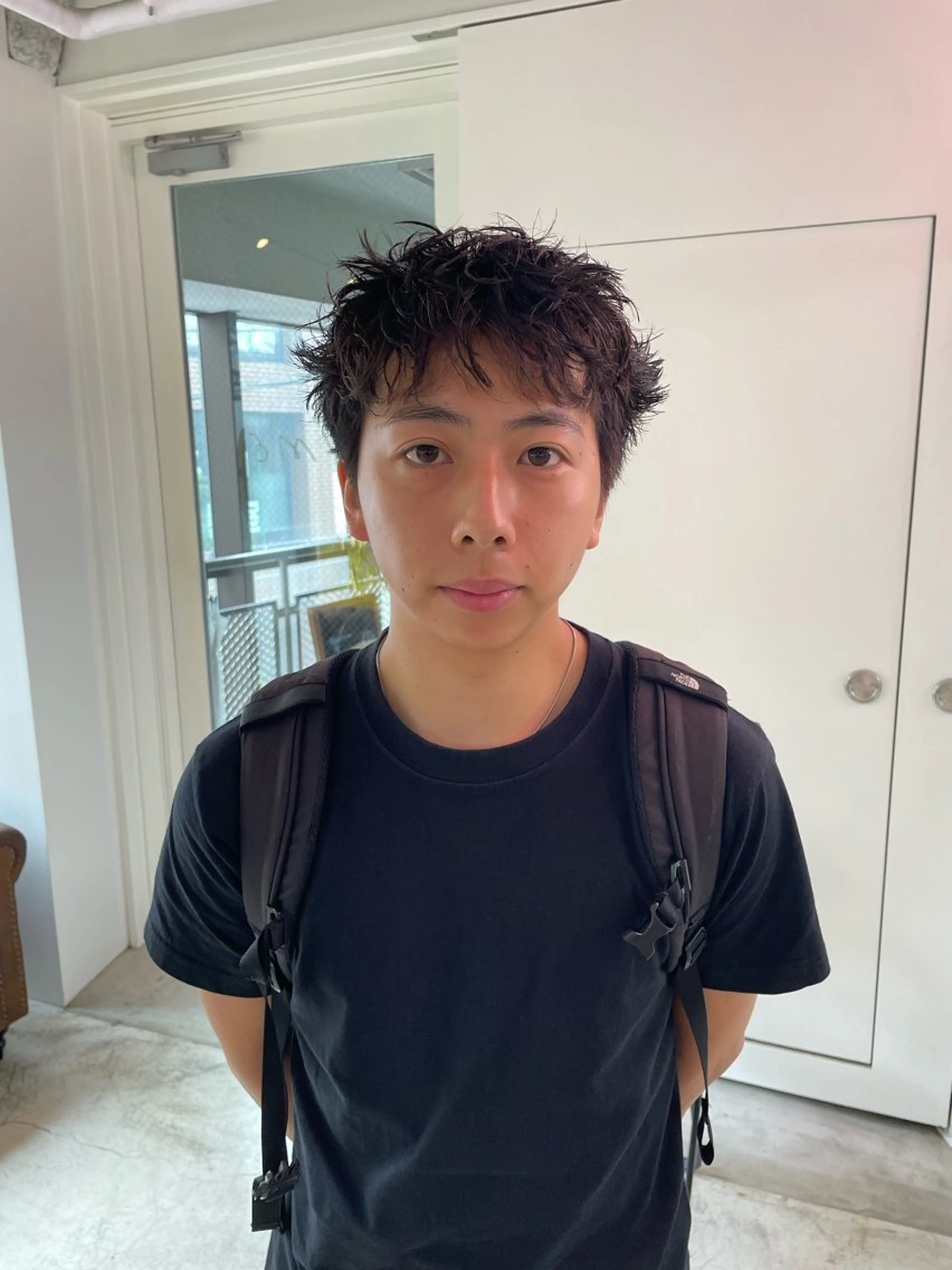 パーマ メンズ メンズショート ／パーマ  ソウタのヘアスタイル