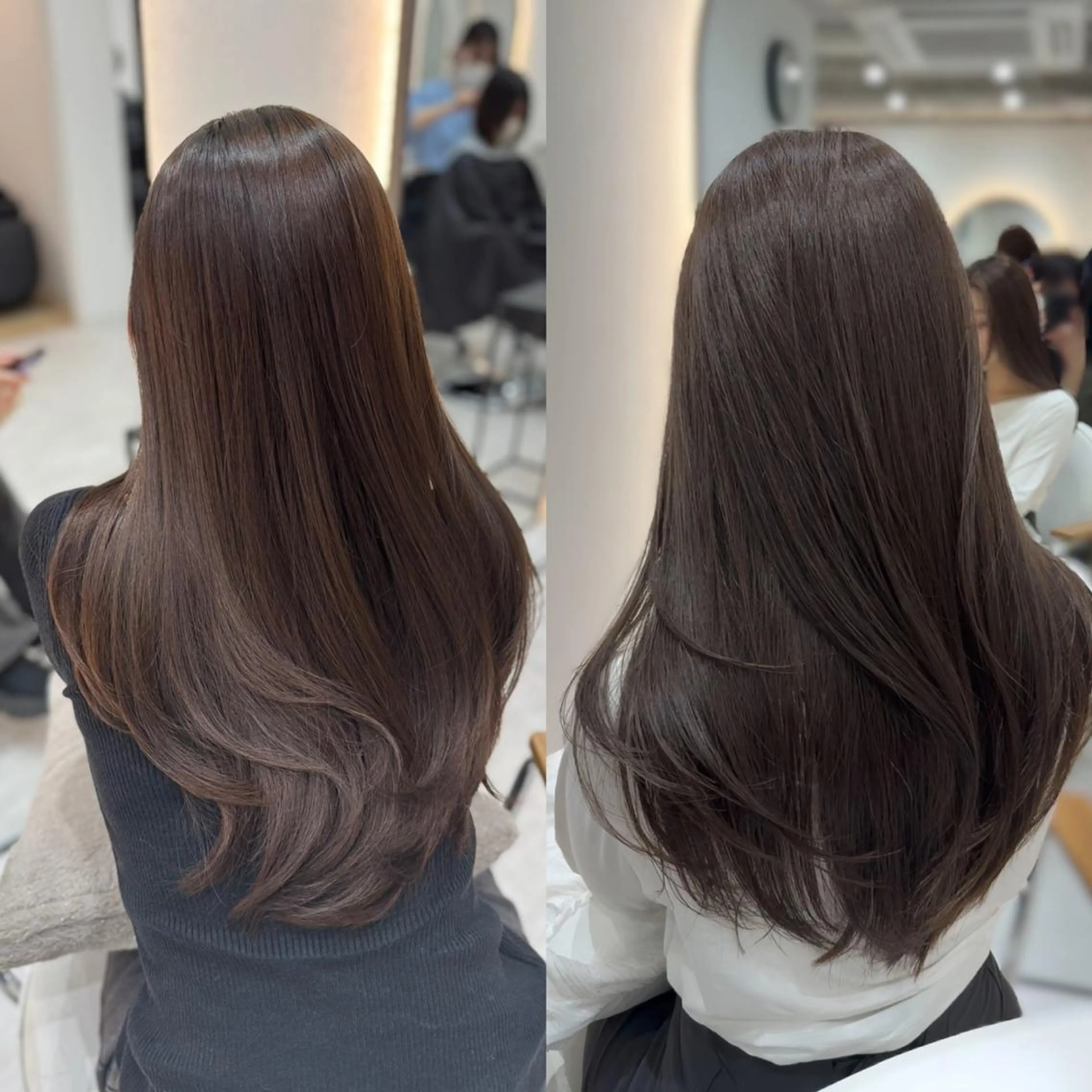 🤍ミニモ学割🤍*明髪でも艶髪に♪ケアブリーチ+透明感カラー+超音波クイックトリートメント* ¥15900【Wカラー】の写真