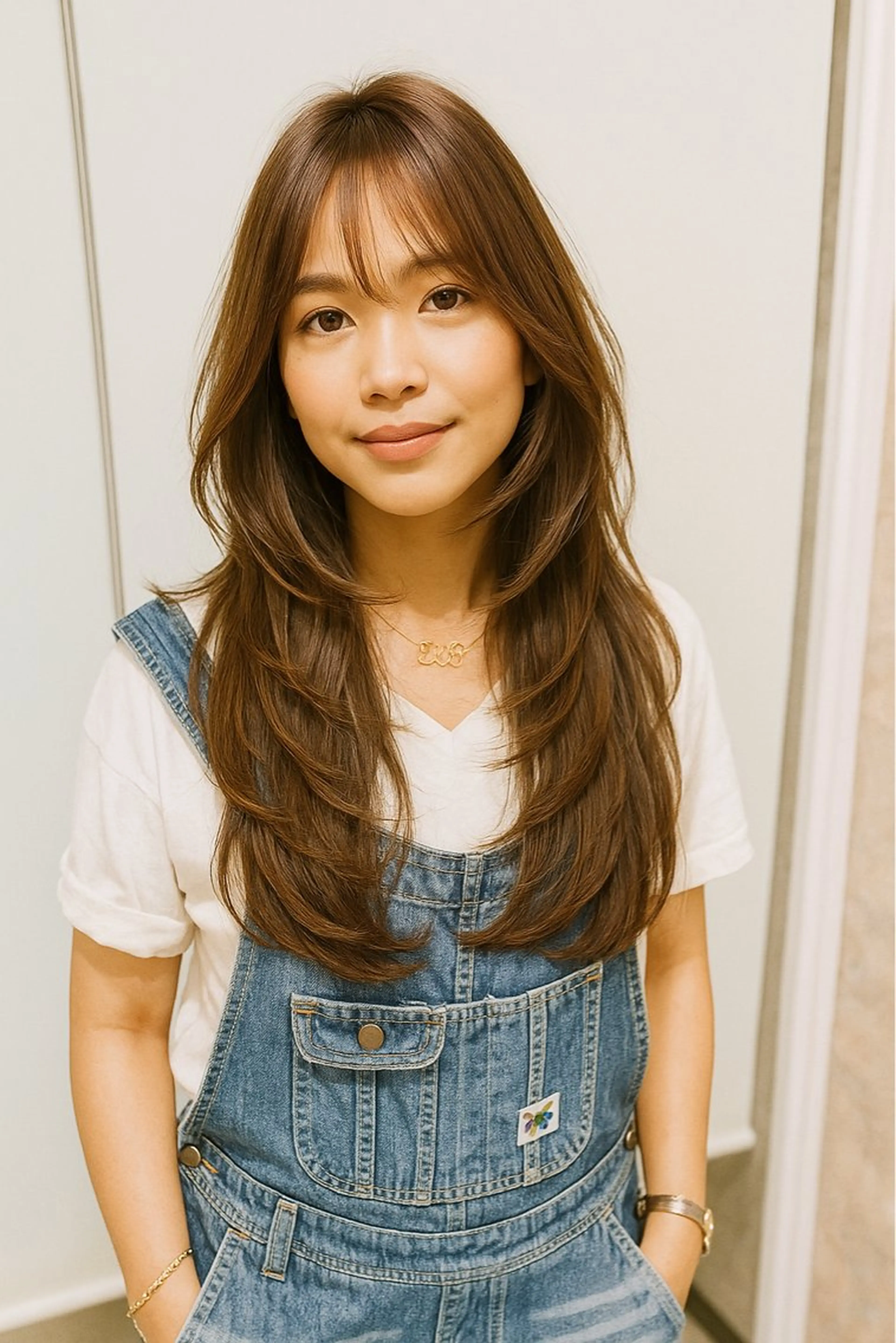 レイヤーカット、バタフライカット🦋の写真