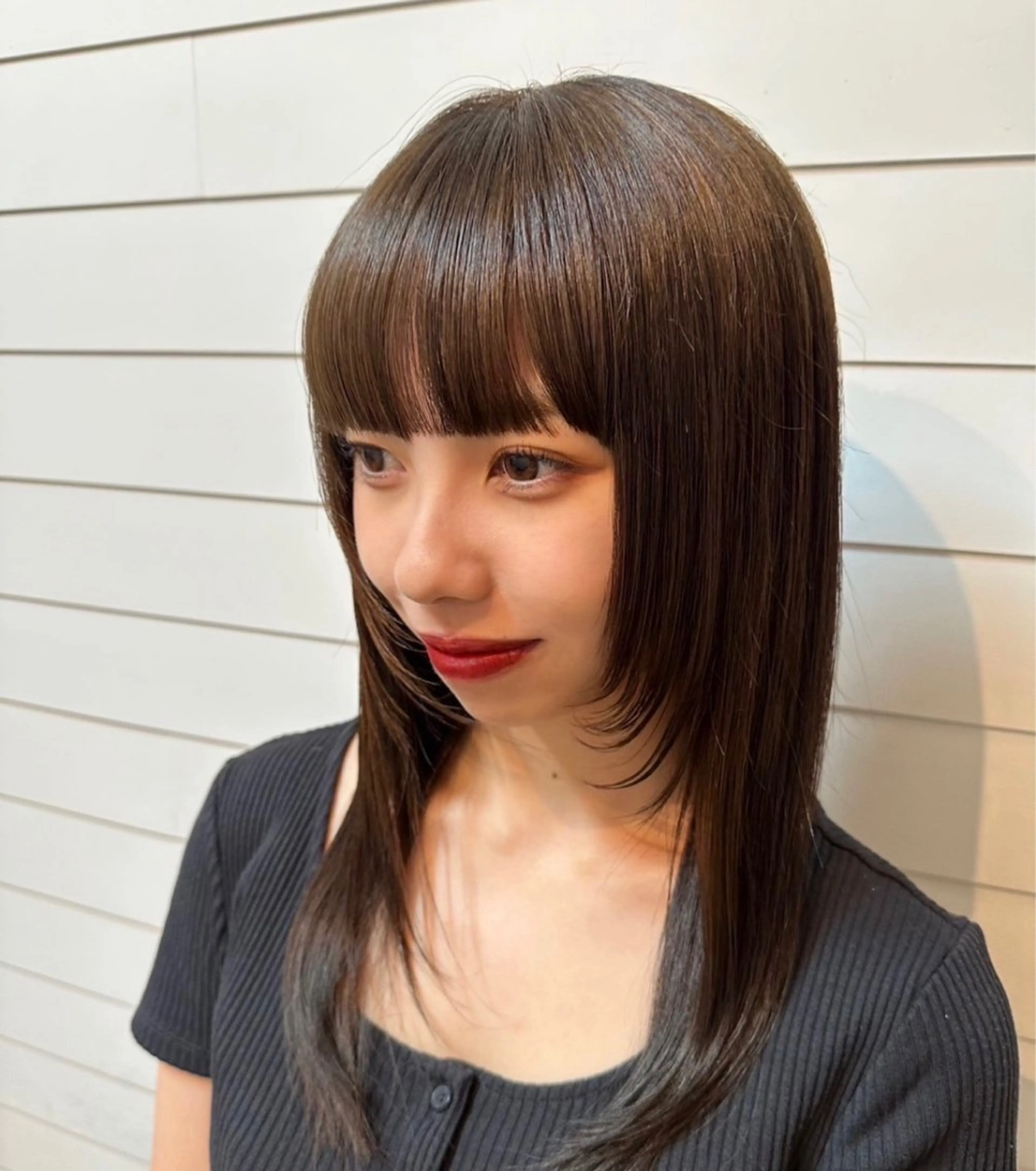 カラー ヘアカラー 福井 咲羅のヘアスタイル