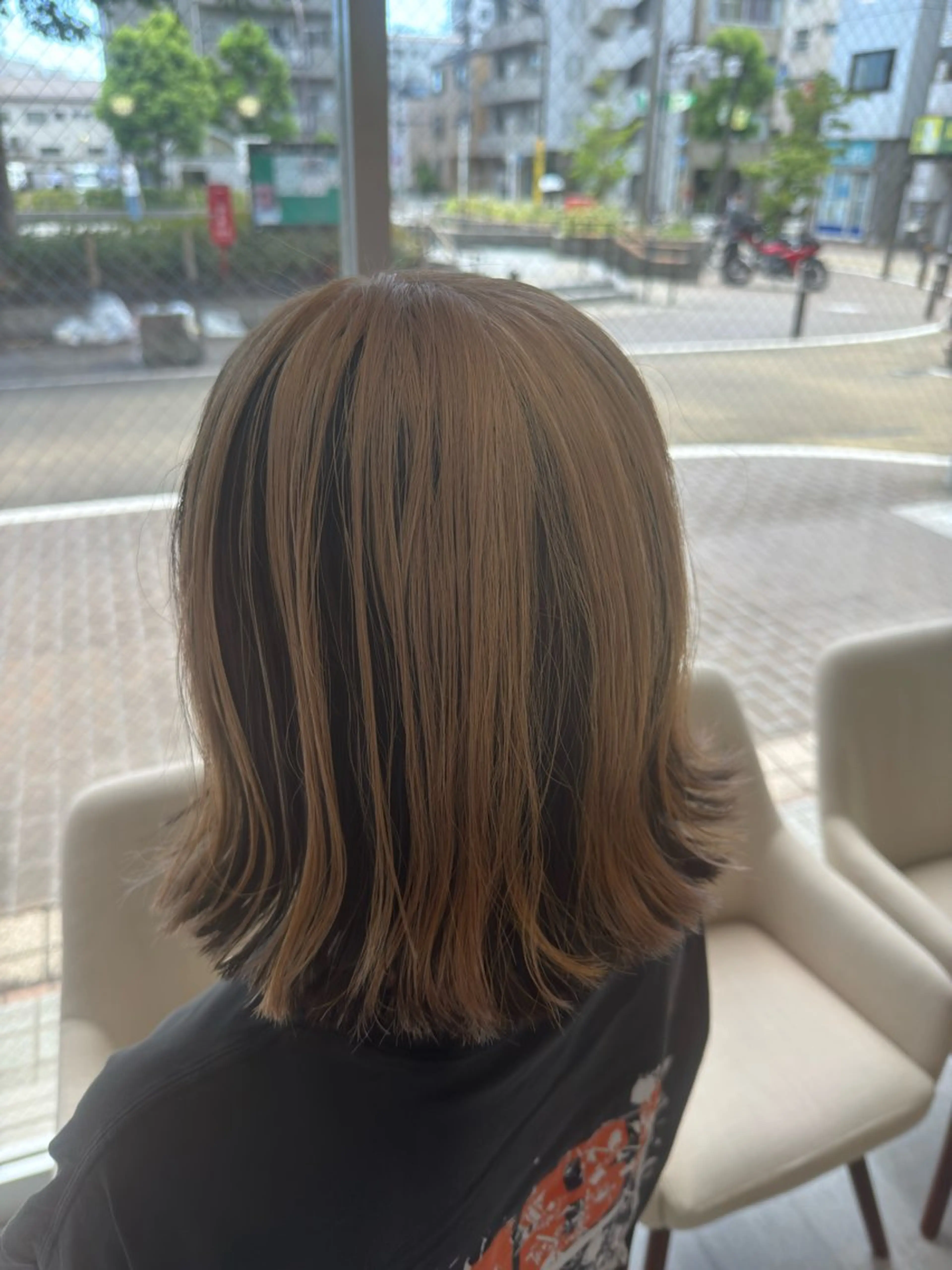 セミロング カラー KOBA こばのヘアスタイル