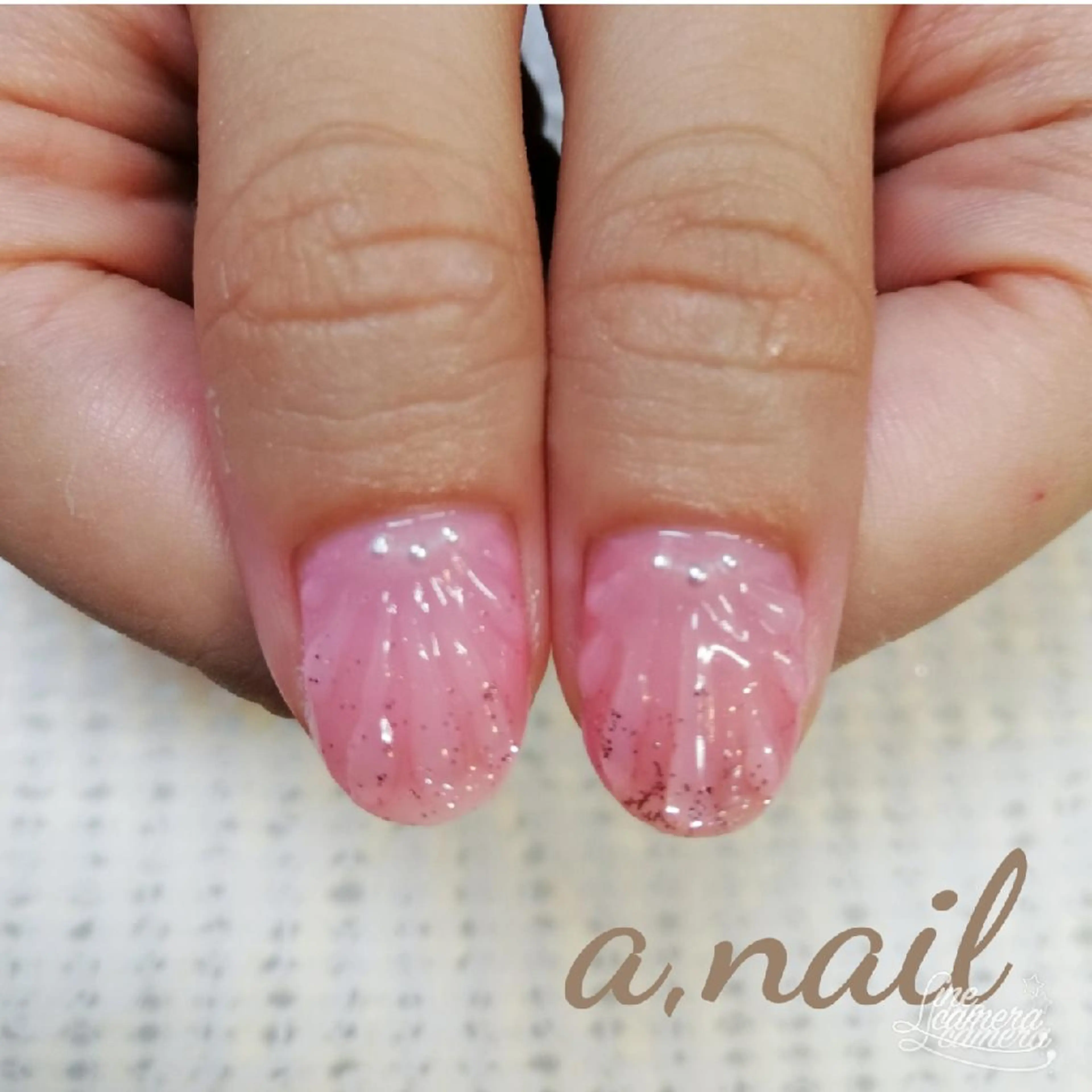 ネイル ピンク ハンドネイル ネイルサロン エーネイルのネイルデザイン