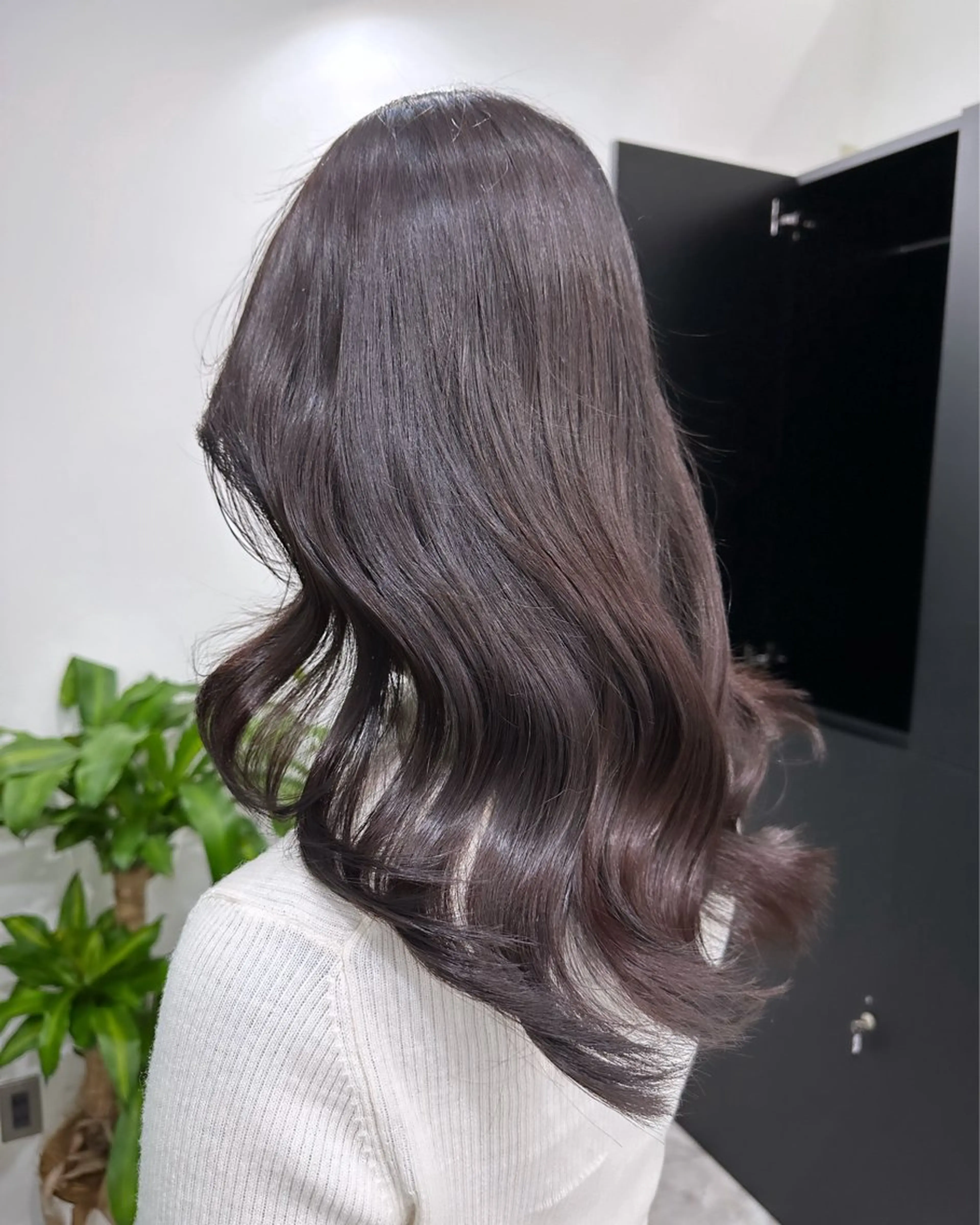 セミロング カラー 韓国風/顔周りカット /髪質改善RYOTAのヘアスタイル