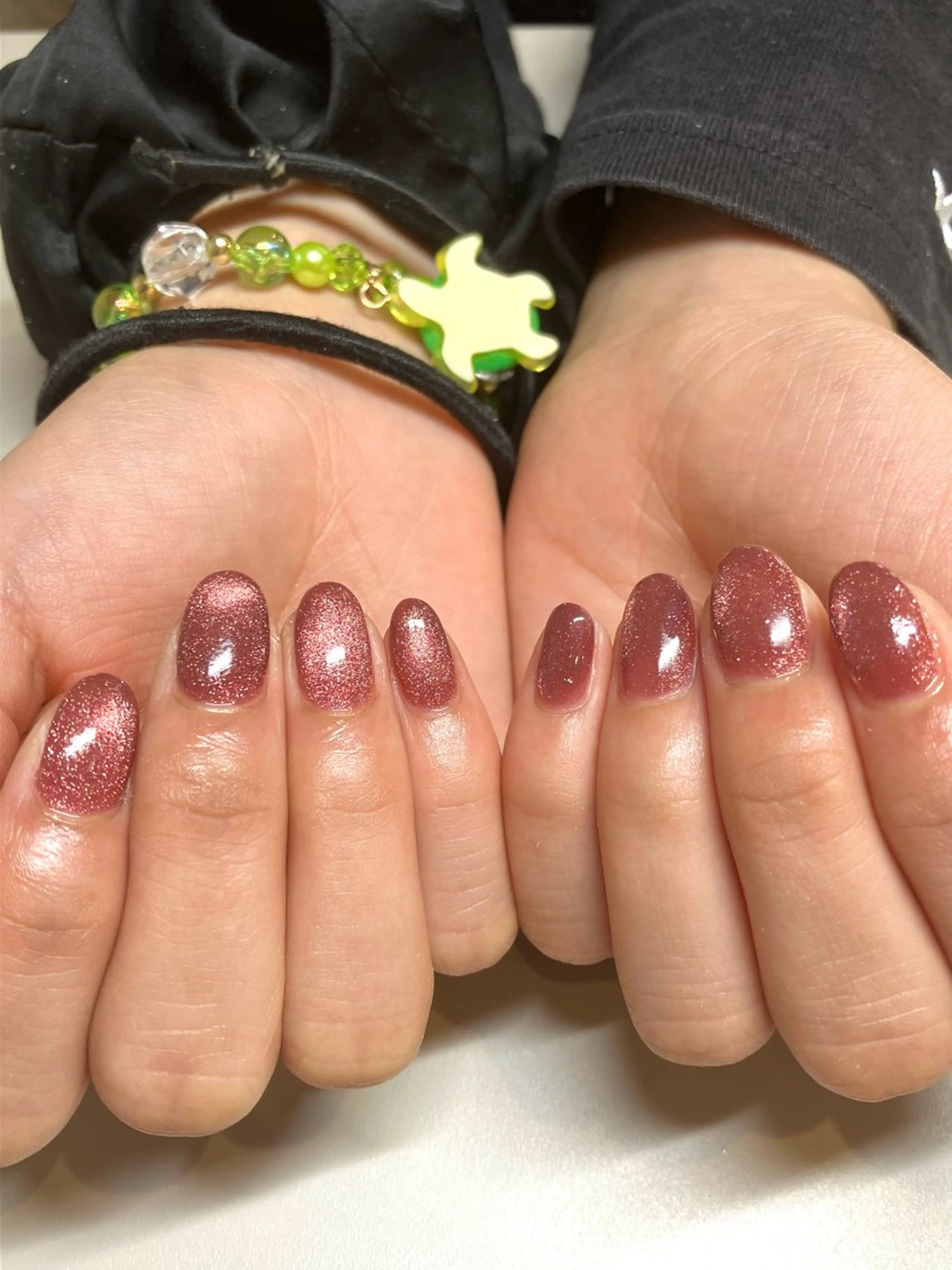 ネイル フラッシュネイル キラキラネイル マグネットネイル fun the nail ayakaのネイルデザイン