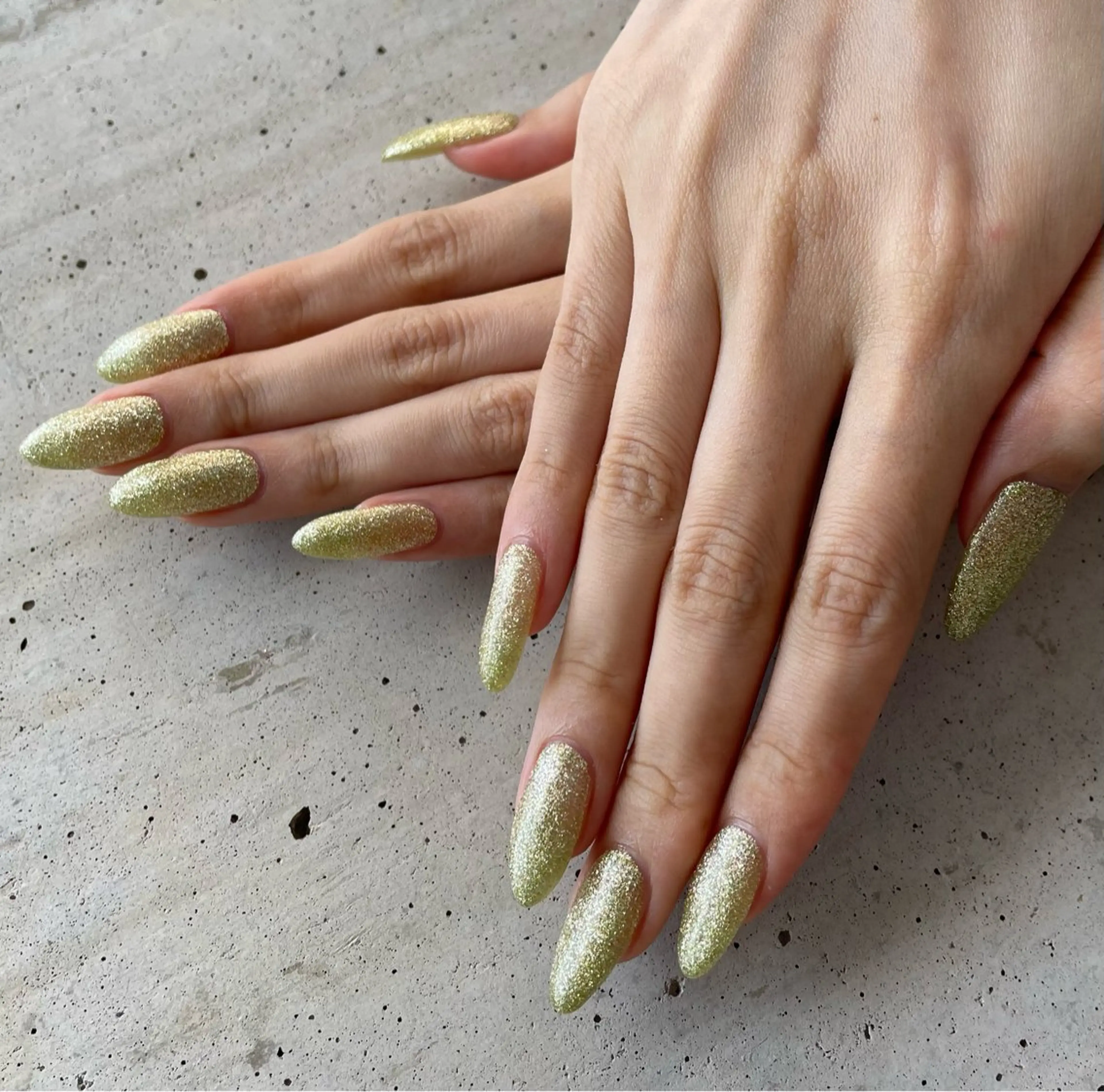 ワンカラーネイルの写真