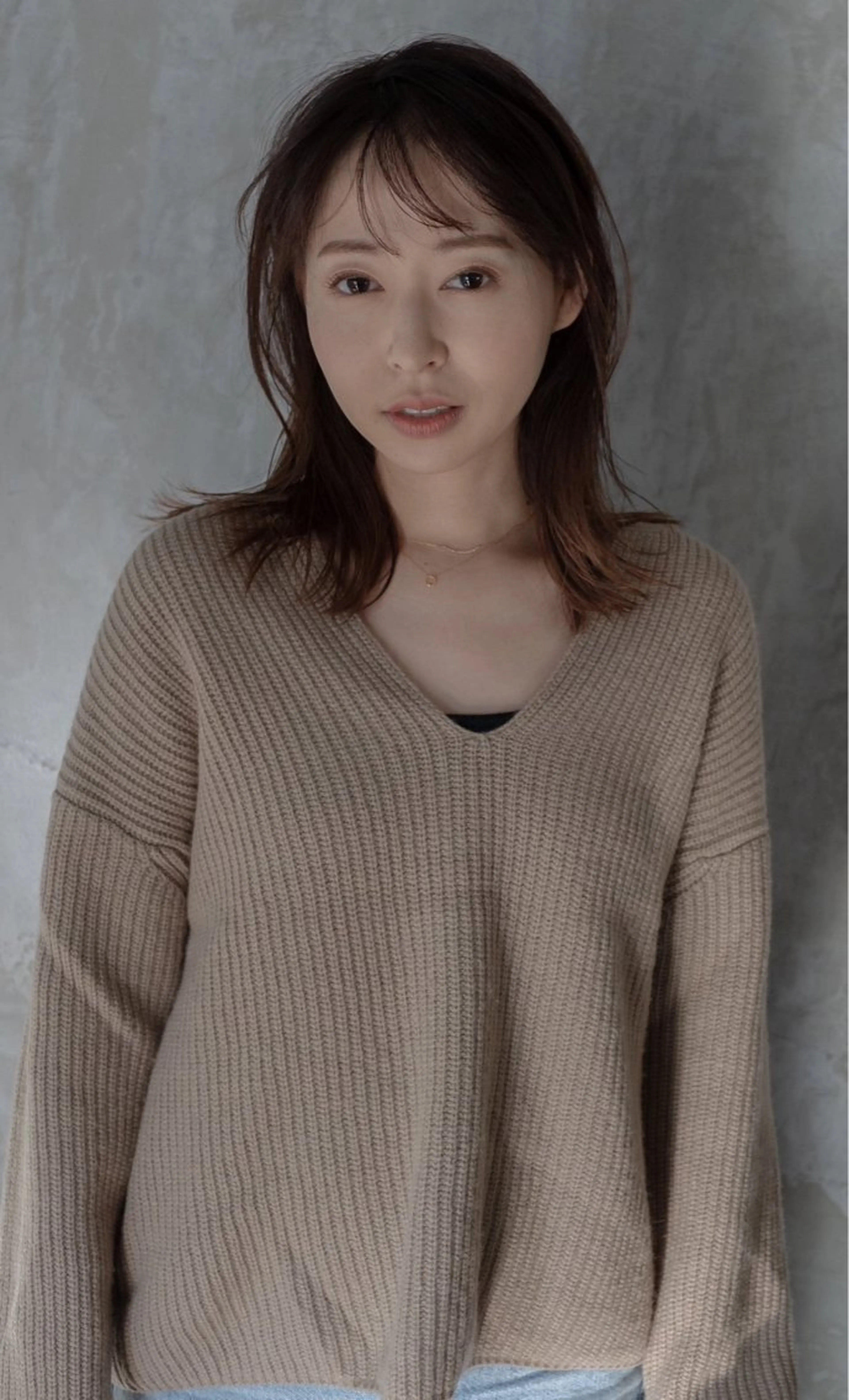 セミロング カラー カット ヘアカラー トリートメント 落合 妙佳のヘアスタイル