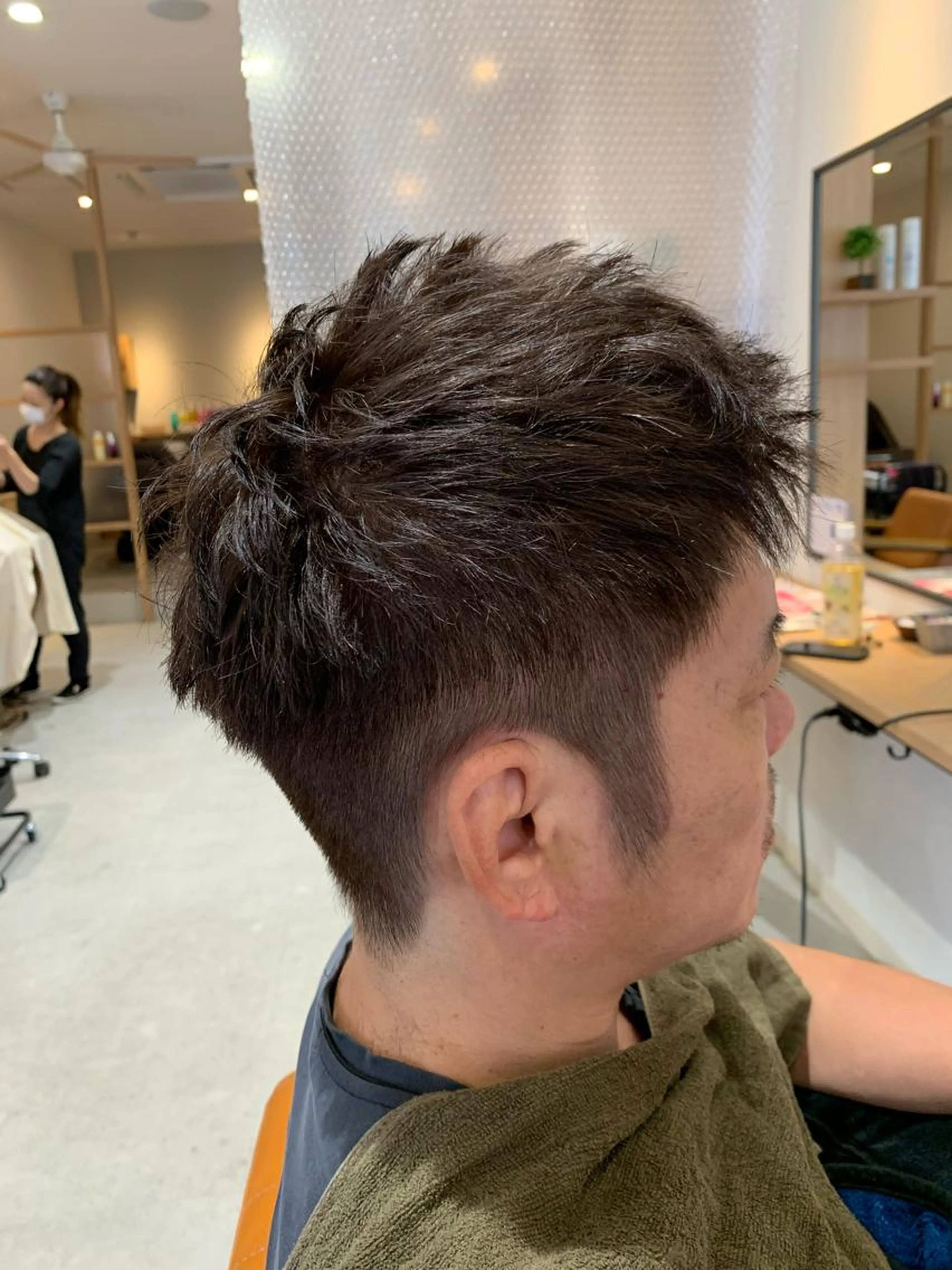 メンズ限定カット+眉カット+頭皮洗浄シャンプーの写真