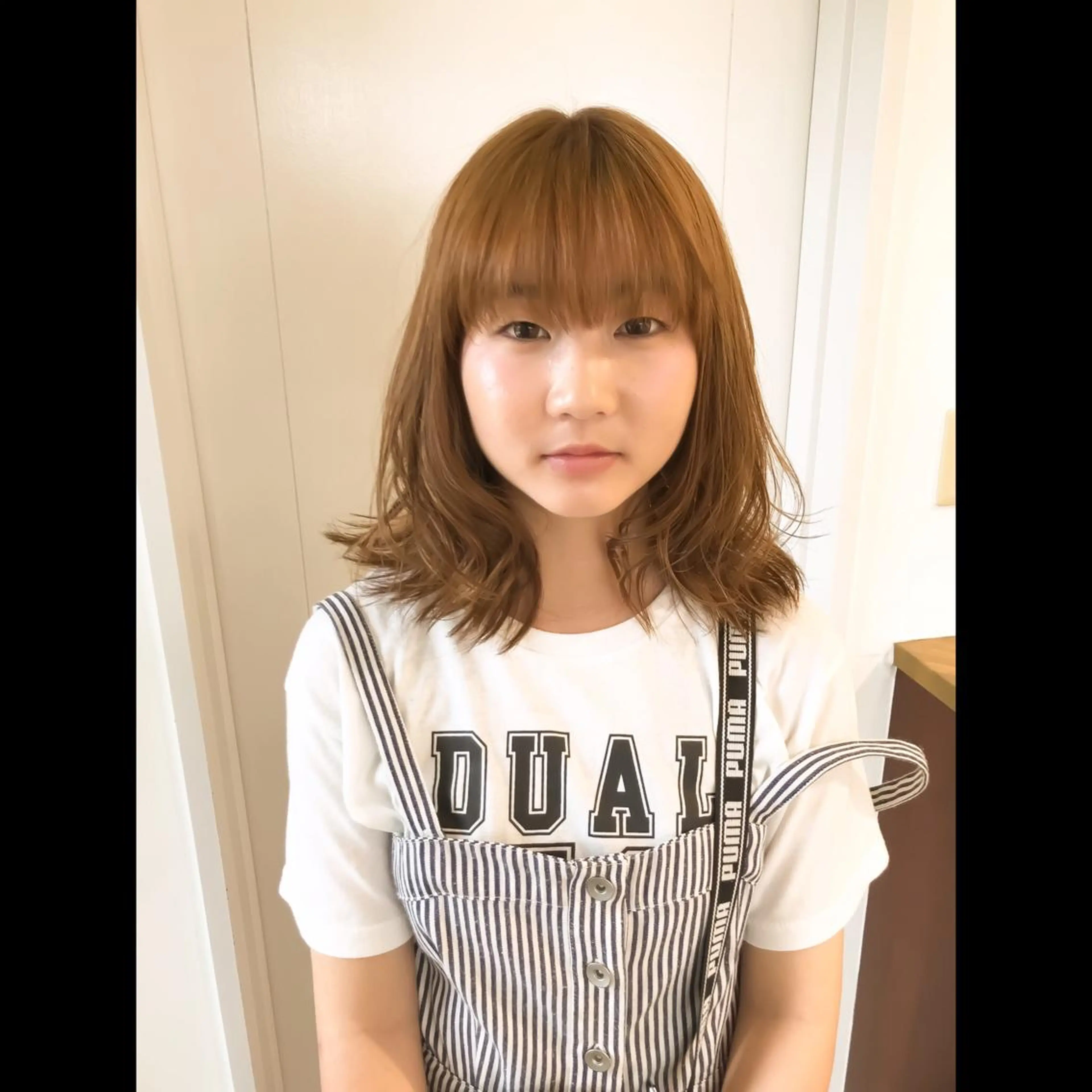 ミディアム カラー パーマ ヘアアレンジ メンズ キッズ ネイル マツエク・マツパ 縮毛矯正 ドライ カット✂️髪質改善のヘアスタイル