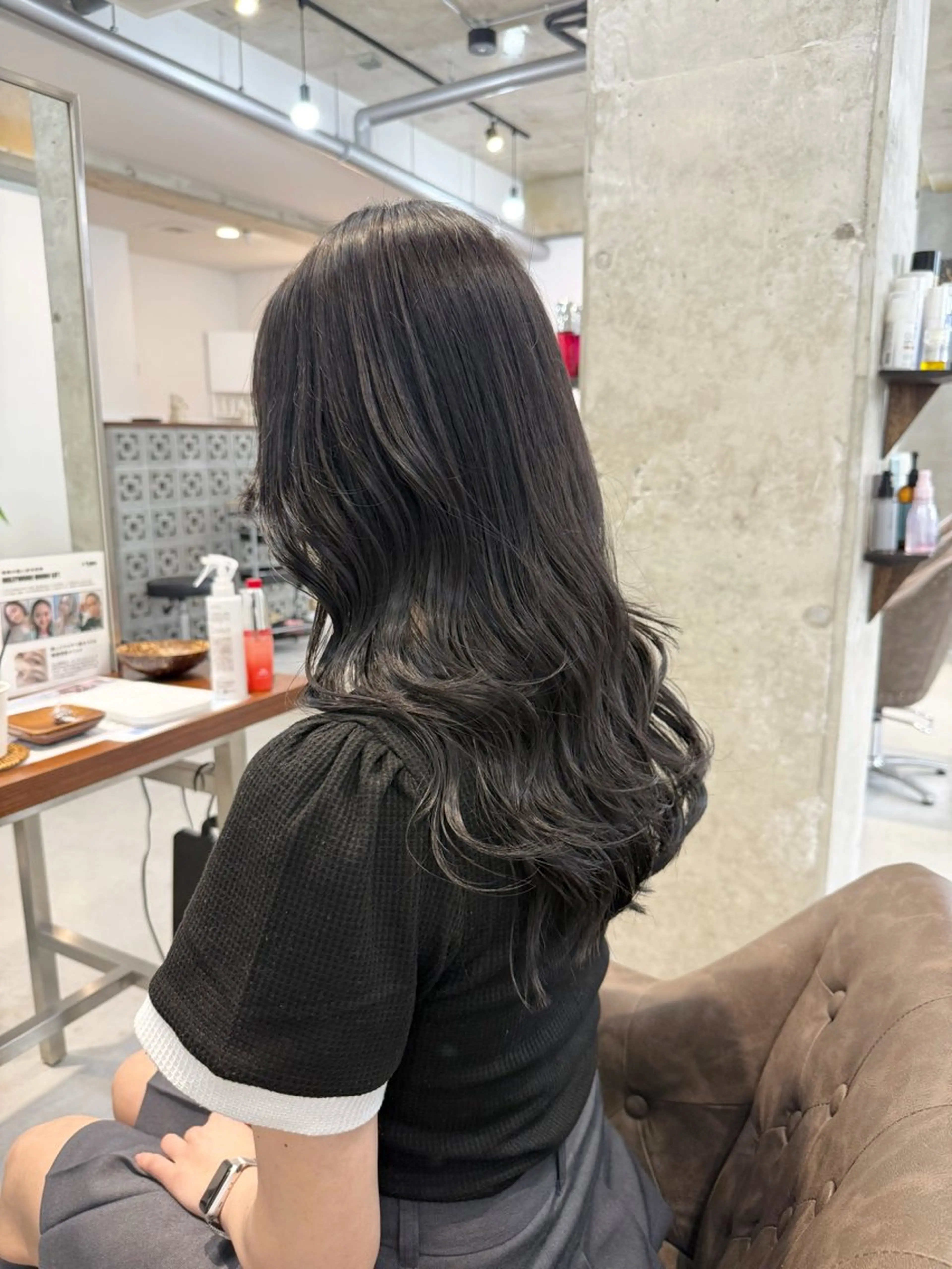 ロング カラー 透明感カラー レイヤーカット カット ヘアカラー トリートメント カイリ /レイヤーカットのヘアスタイル