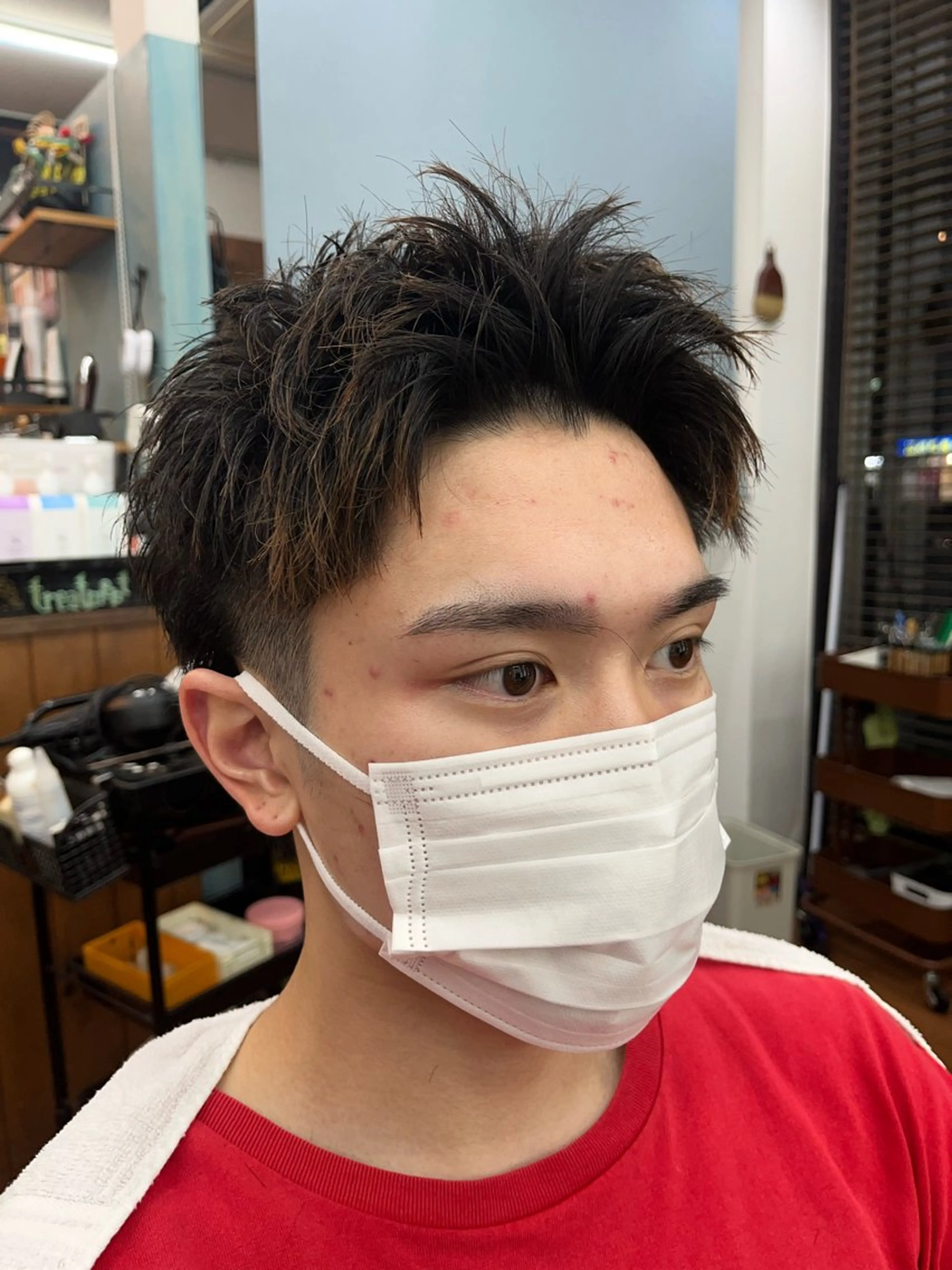 ショート メンズ スパイキーショート ショートヘア 角田 南のヘアスタイル