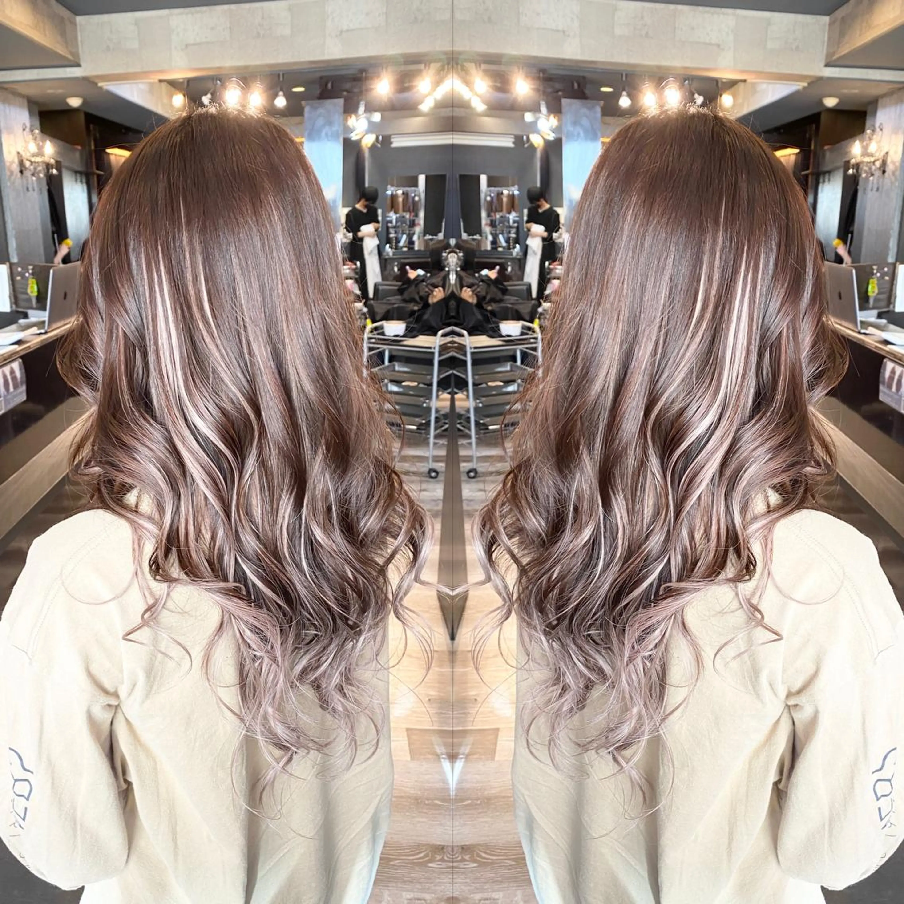 ロング エクステ ハイライト 【KIRAキラ】佐門  翔太のヘアスタイル