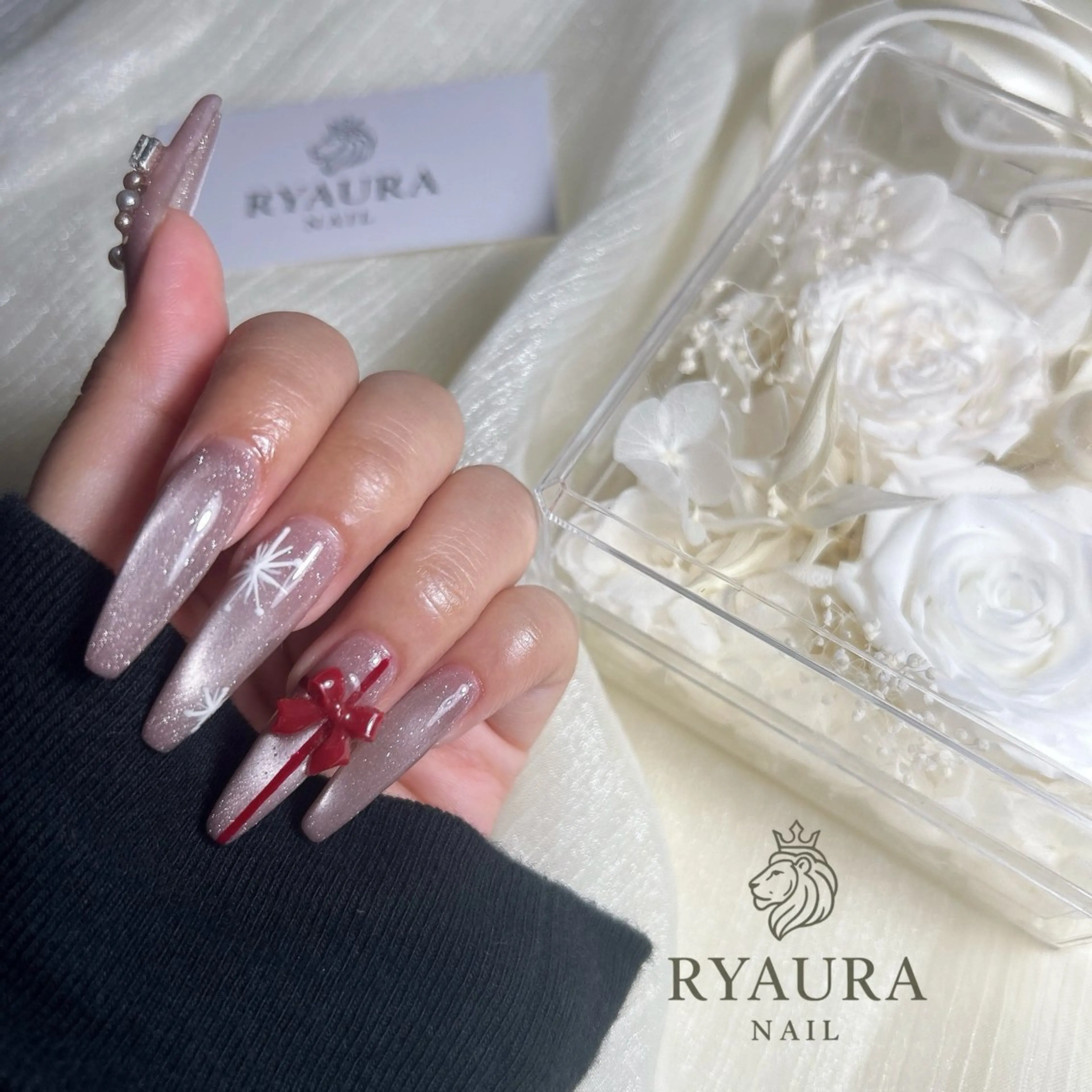 ネイル 冬ネイル クリスマス RYAURA NAILのネイルデザイン