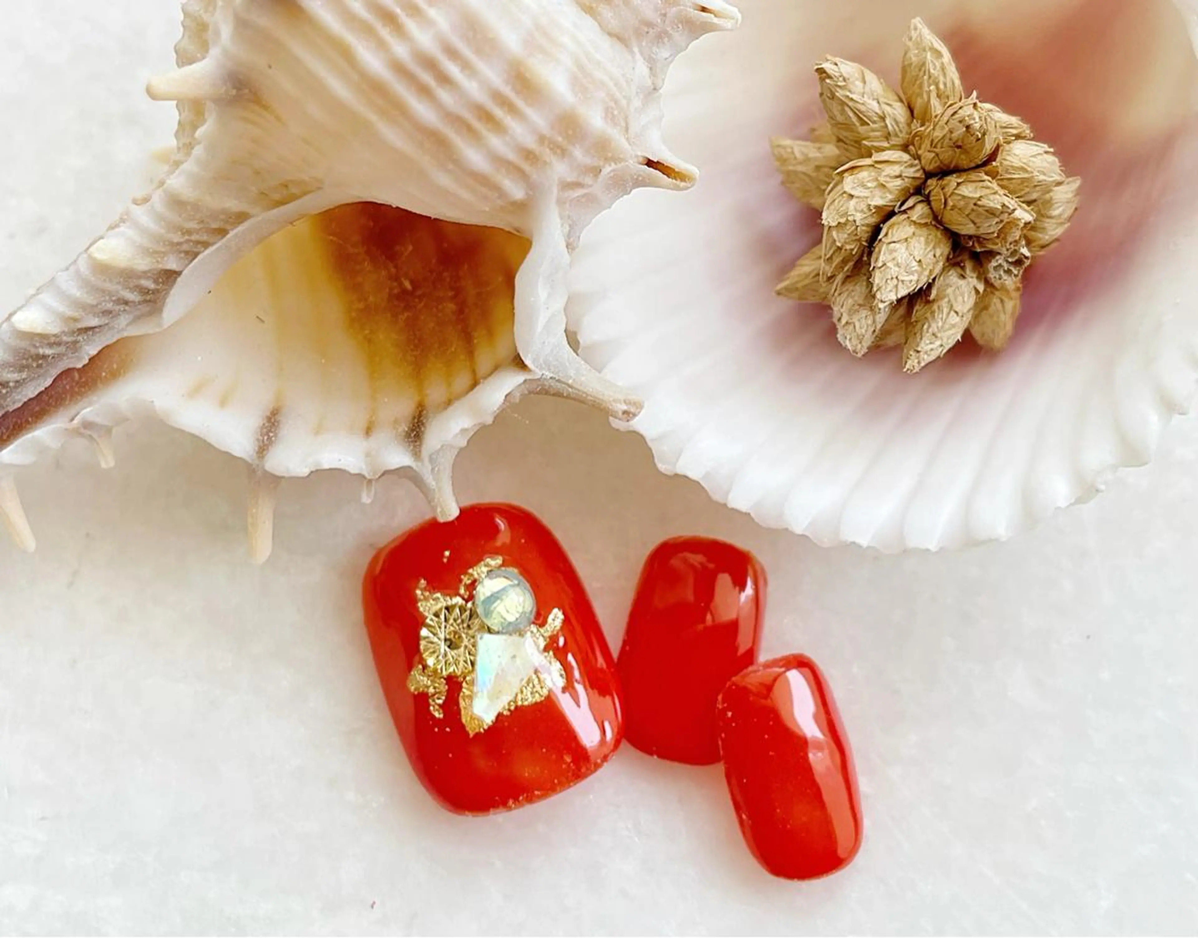 ネイル フットネイル ジェルネイル パラジェル フットネイル Satomi  のネイルデザイン