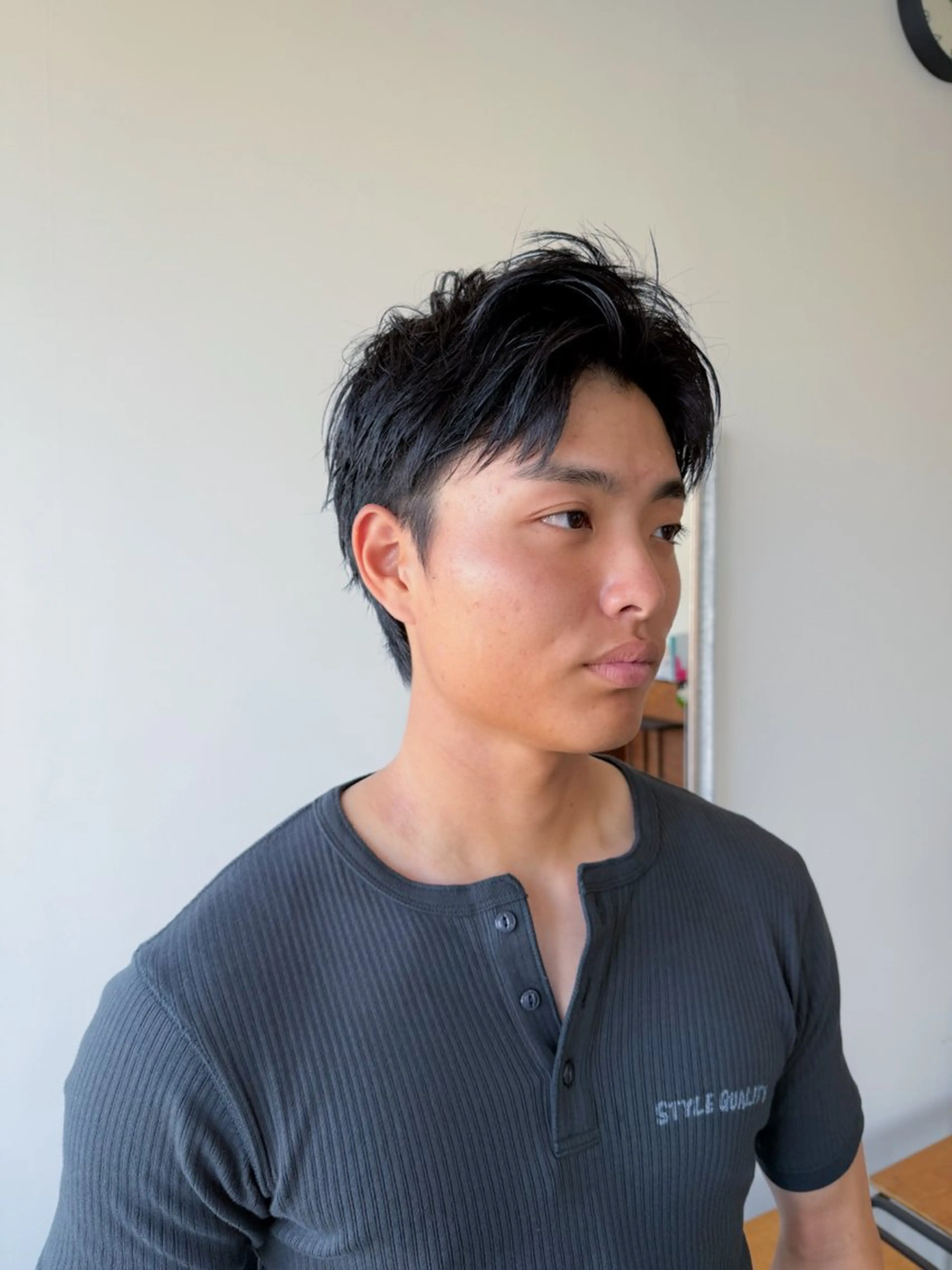 ショート ショートヘア カット ヘッドスパ ボブレイヤー募集 出島凜平のヘアスタイル