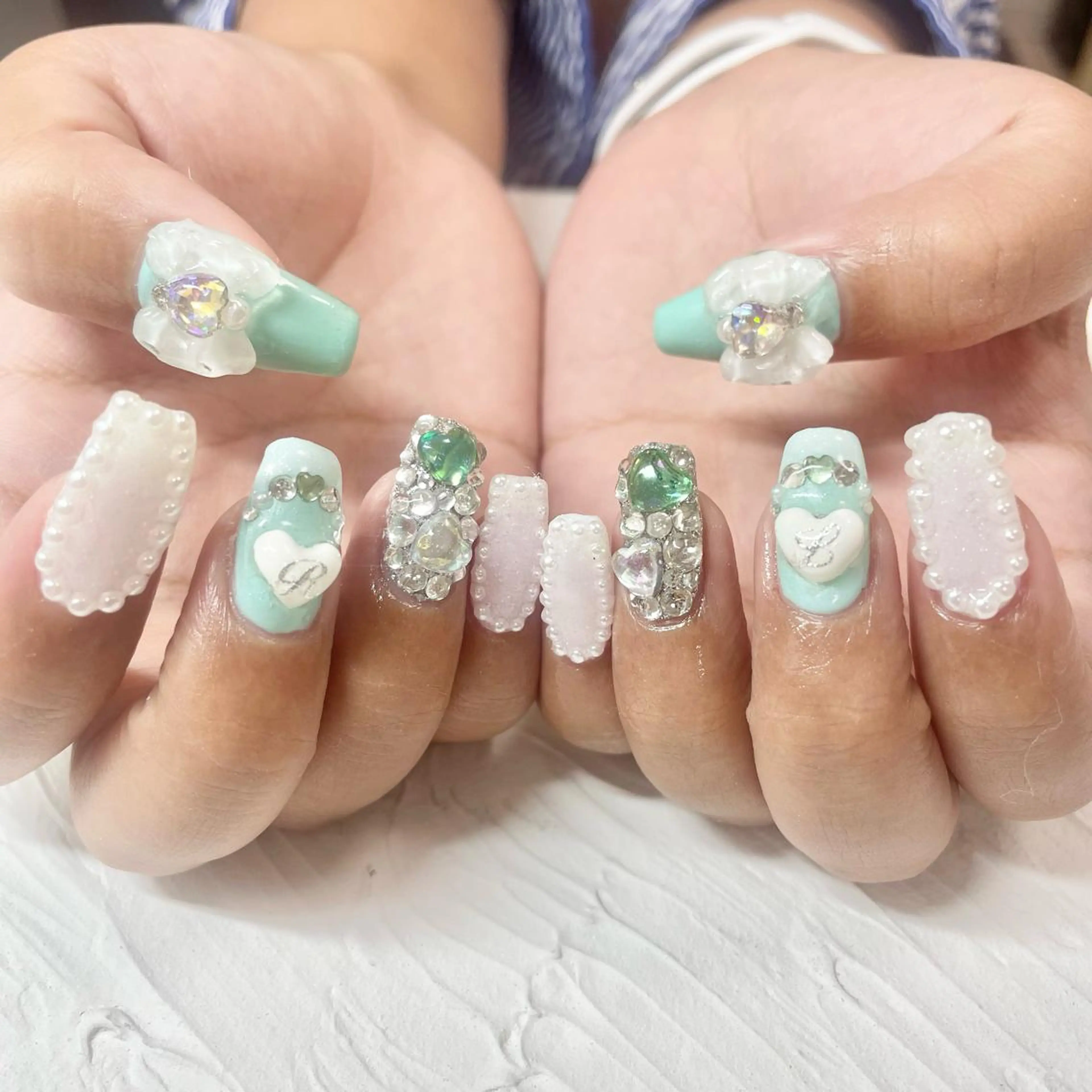 ネイル ハンドネイル 🎀AYAKO 🎀中韓ネイルのネイルデザイン