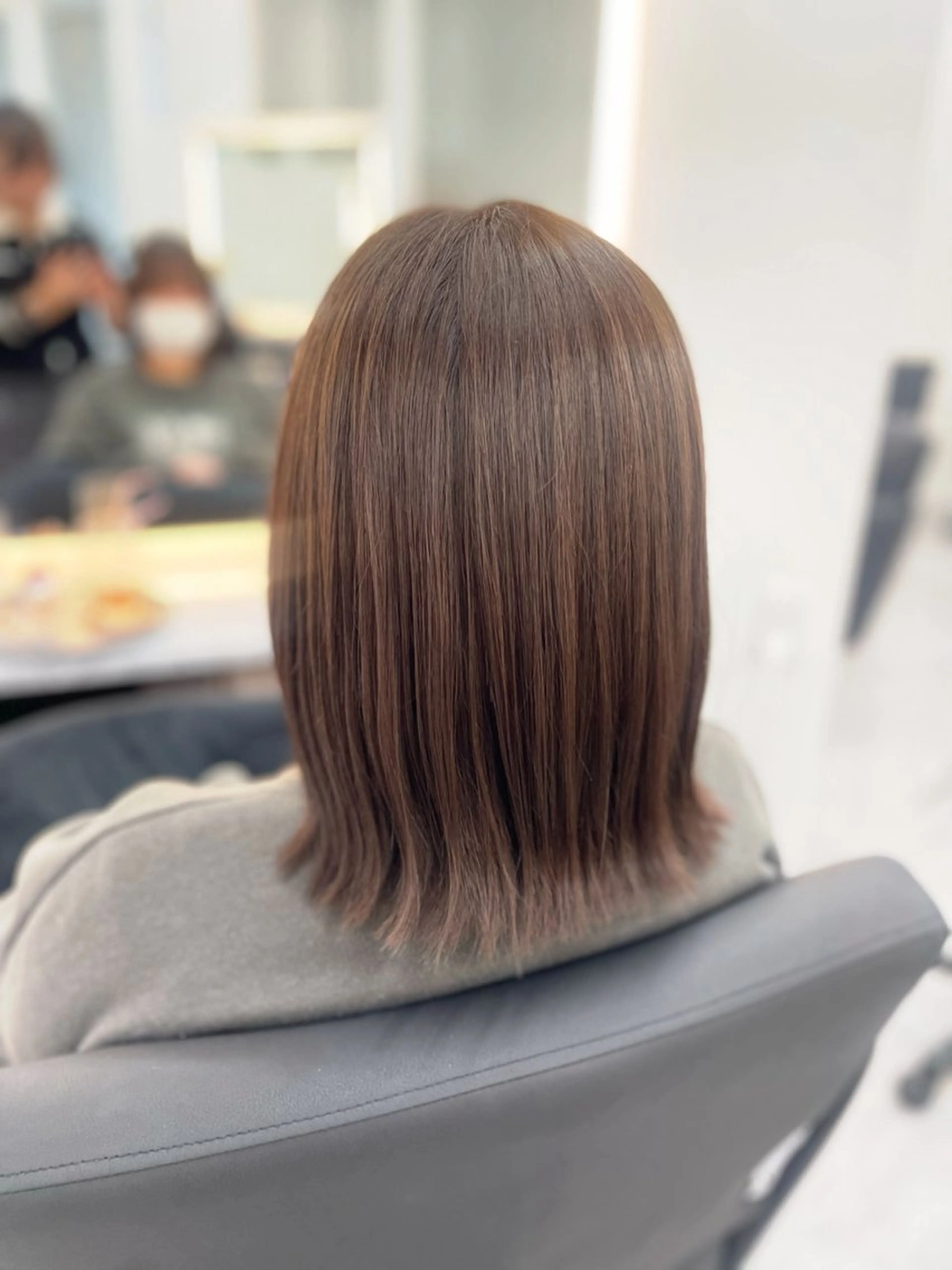 ミディアム カラー 山中麗美 / モデル募集のヘアスタイル