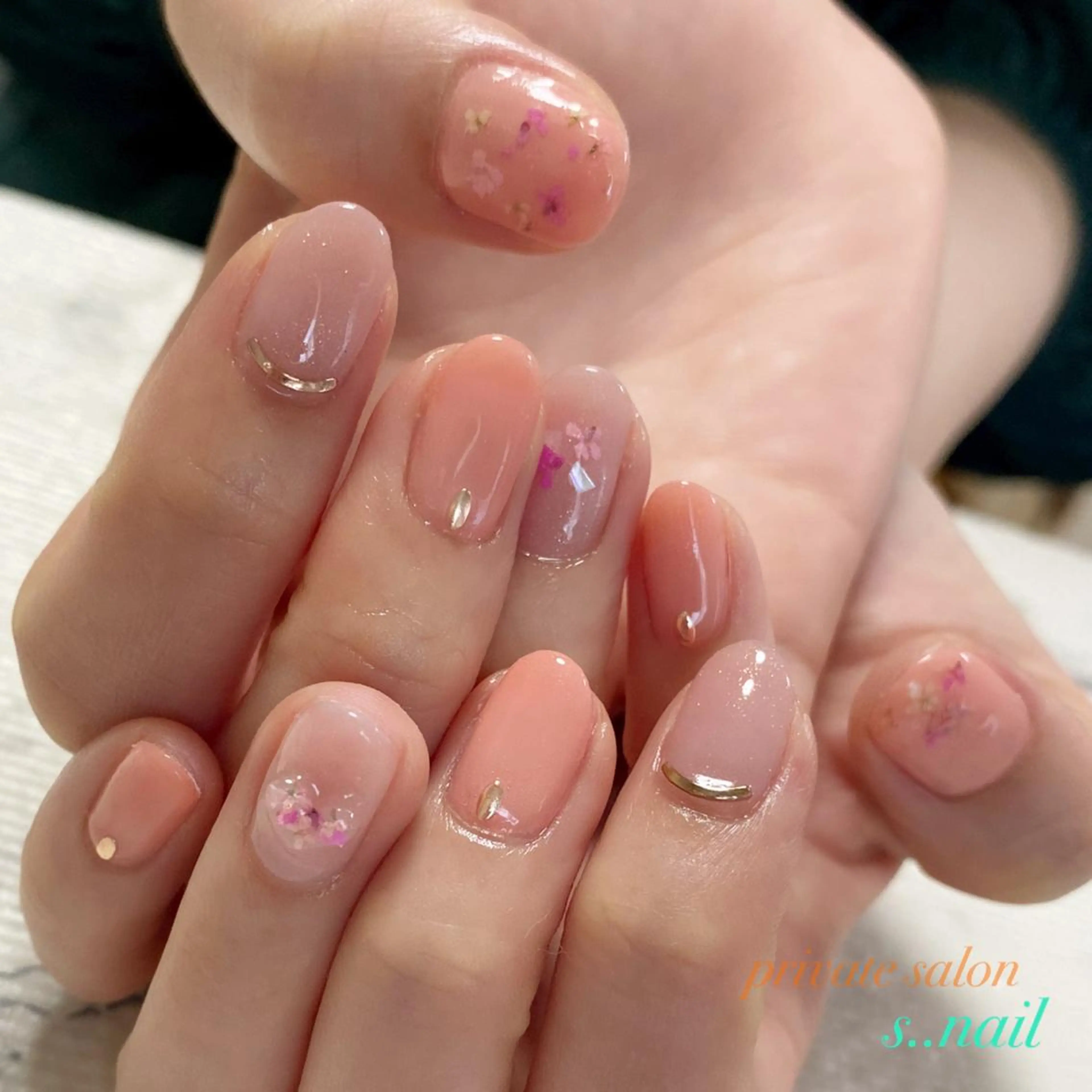 ネイル クリアネイル ハート ぷっくりネイル ハンドネイル フットネイル s..nail / MORITAのネイルデザイン