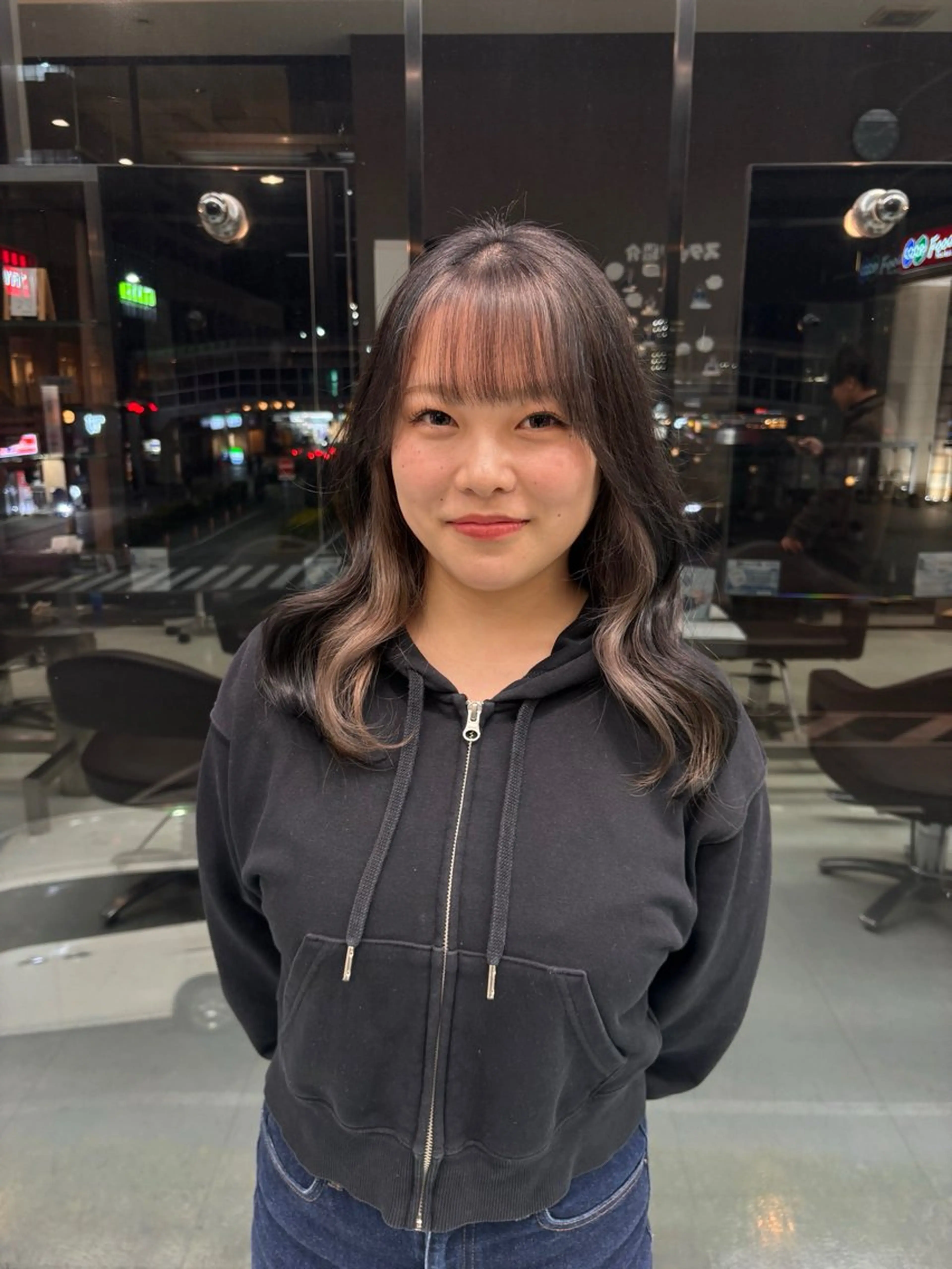 ミディアム ヘアカラー 中津/トレンドカラー /美馬本紅亜のヘアスタイル