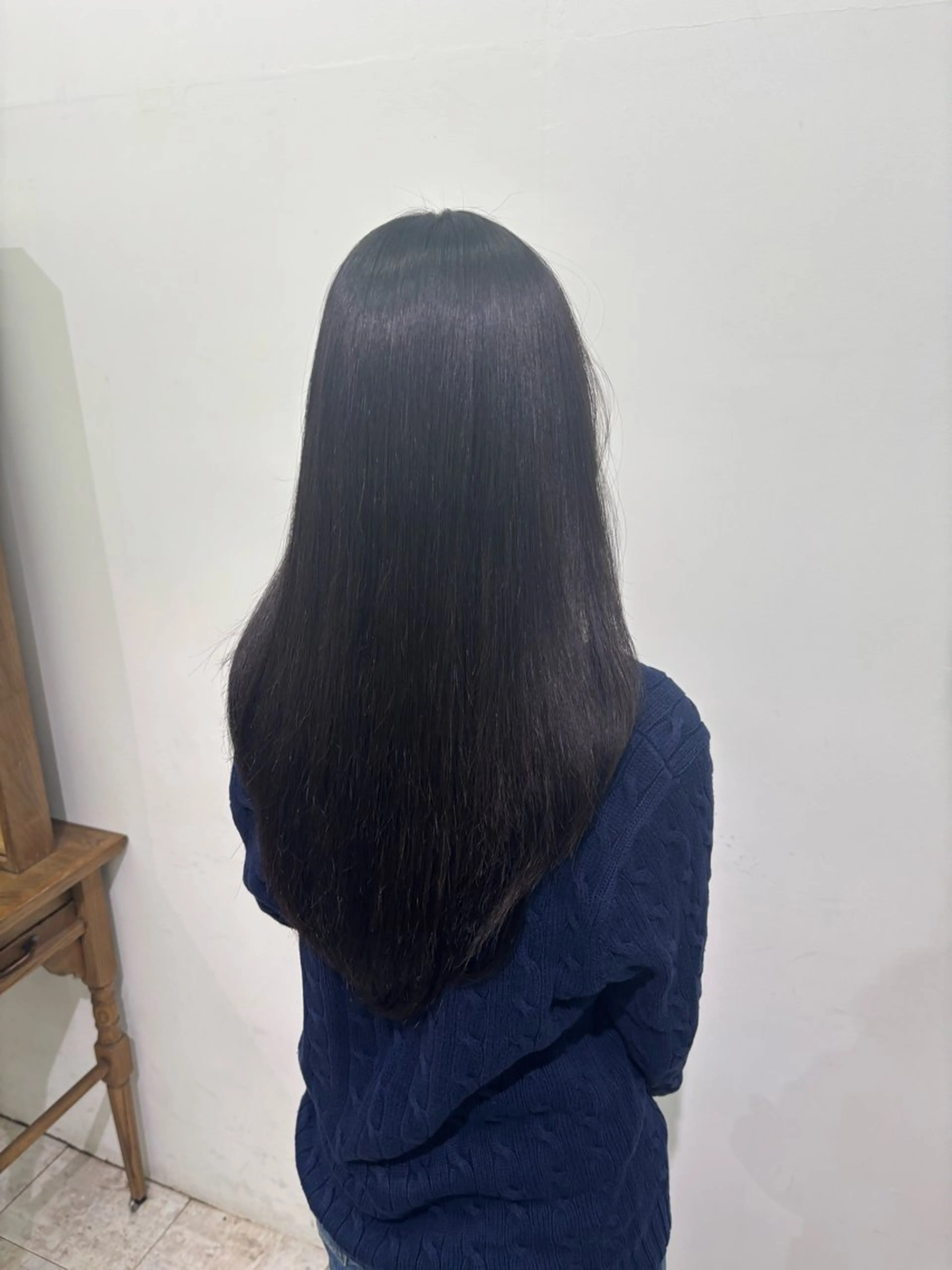 ロング 縮毛矯正 キグレ マユのヘアスタイル