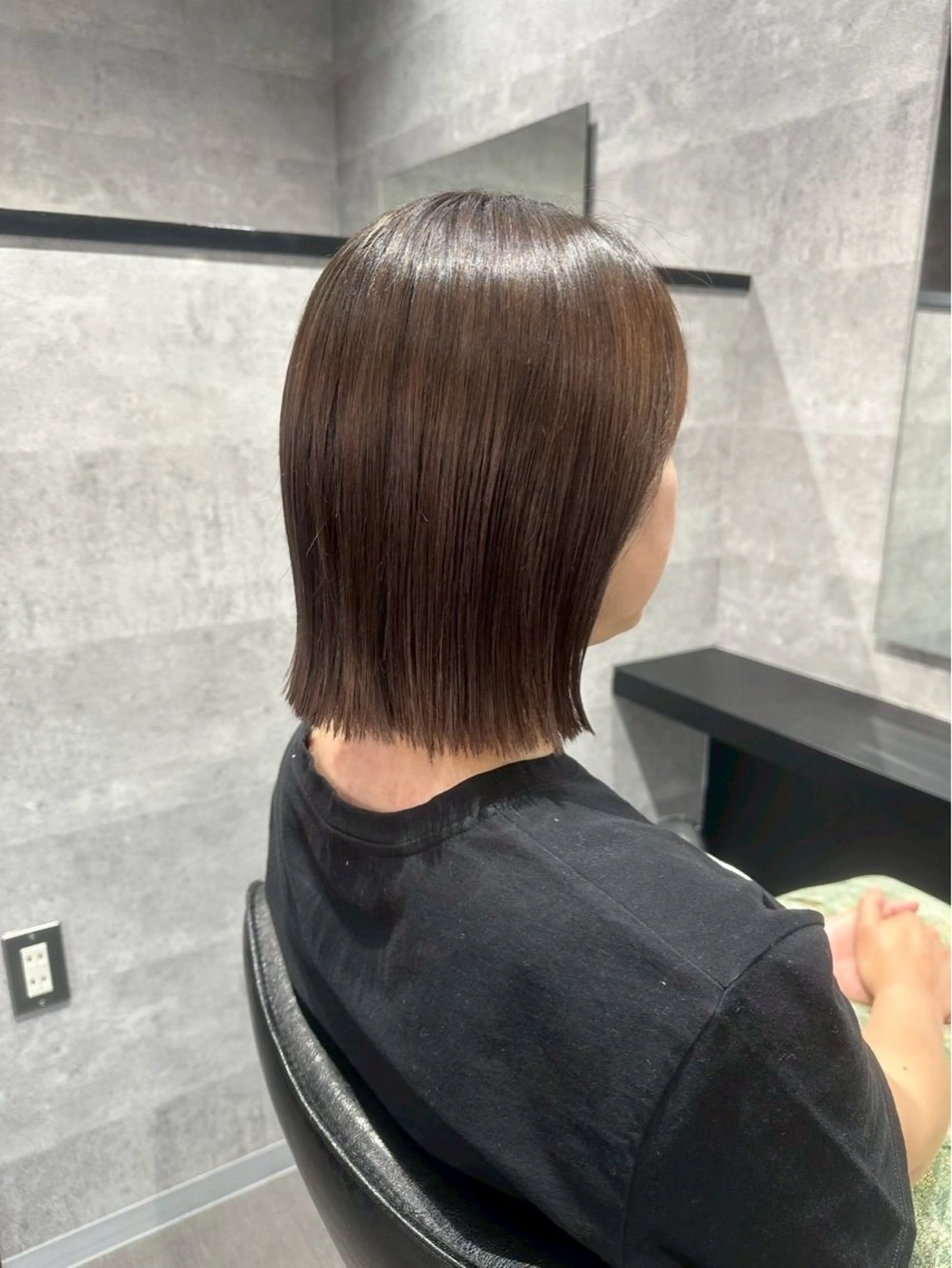 カラー 透明感カラー ゆあ/ パーソナルカラー診断のヘアスタイル