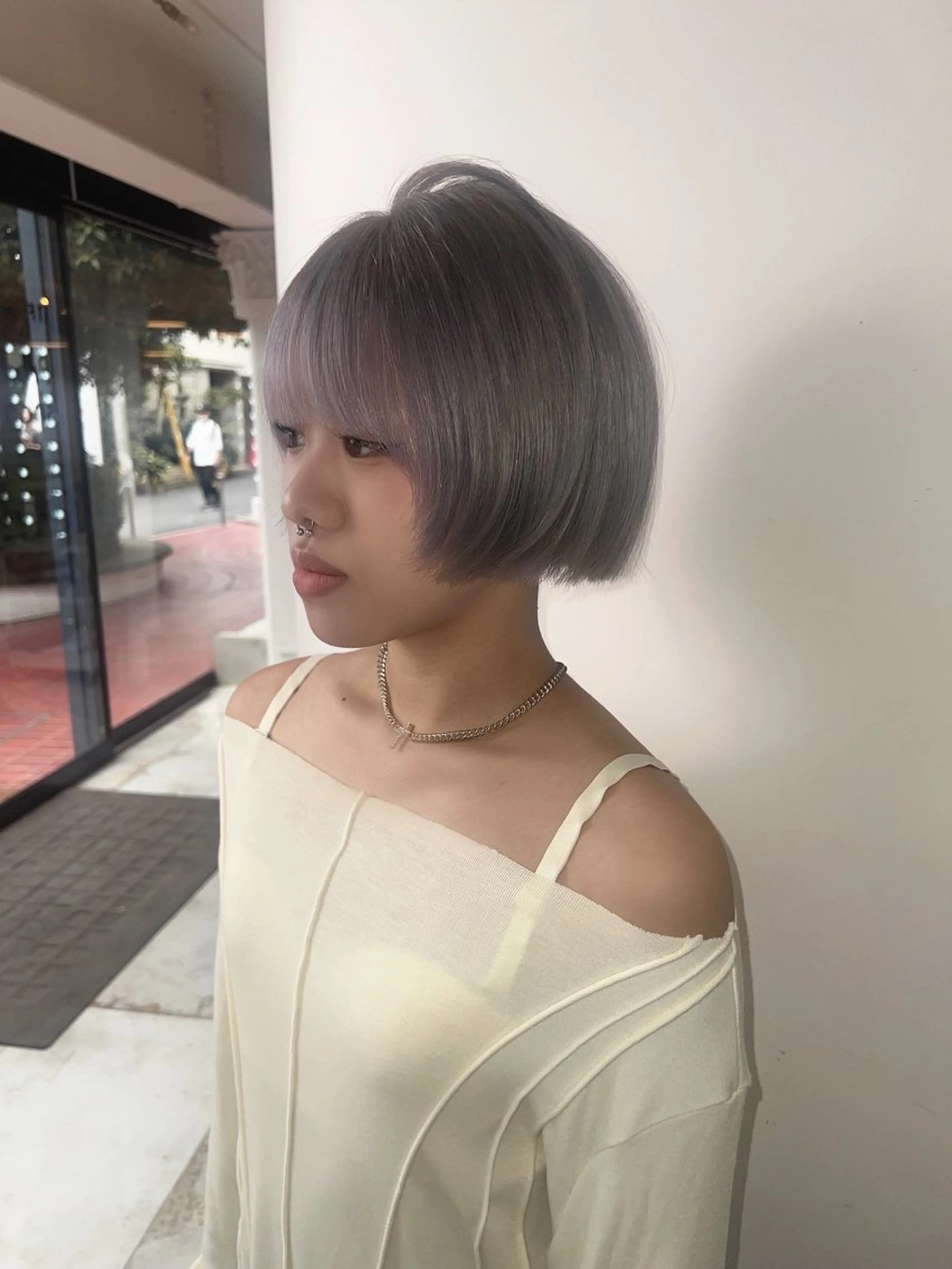 ショート カラー AIRA/ブリーチ ‪/透明感カラーのヘアスタイル