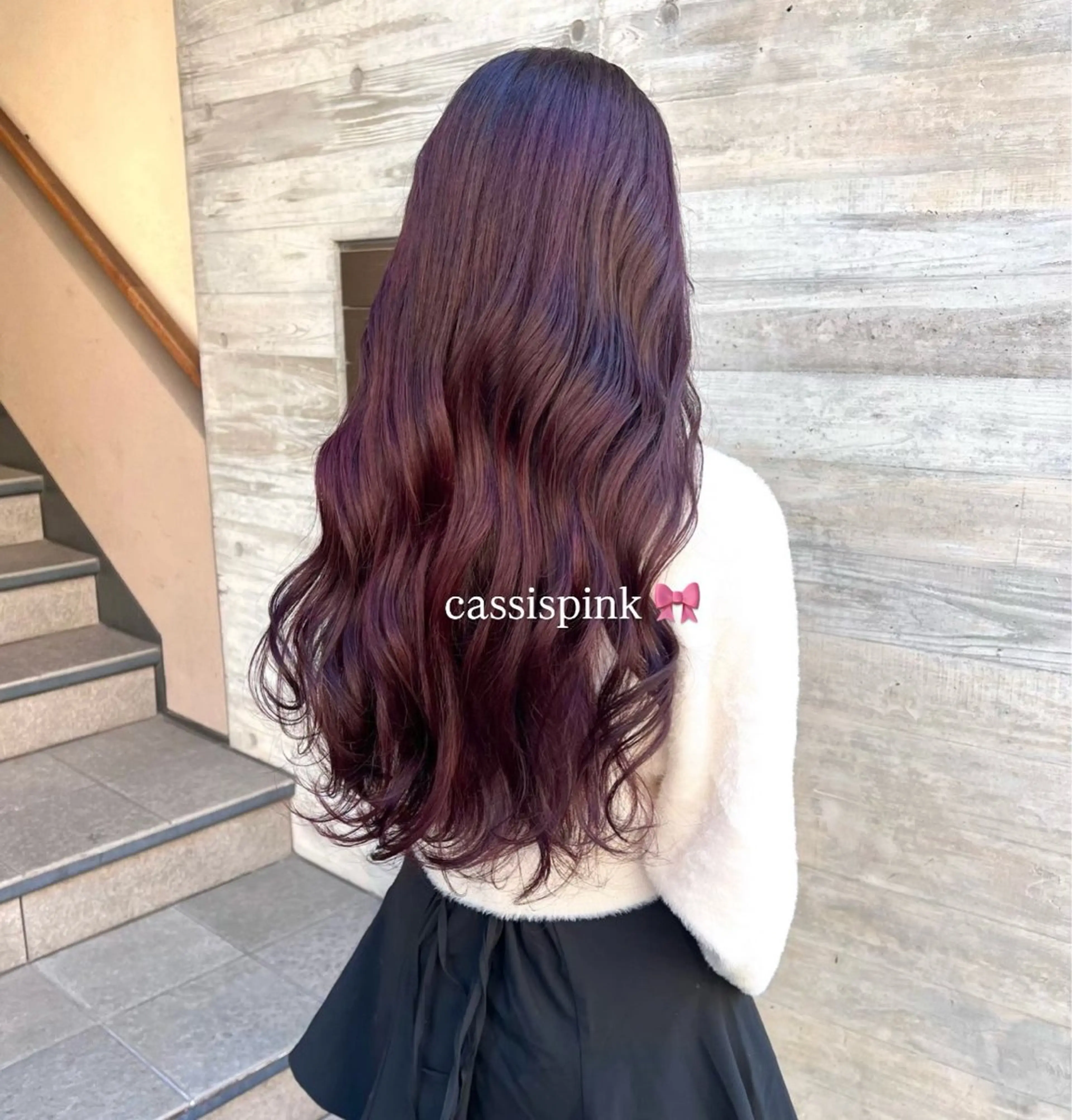 ロング カラー ヘアカラー ParveMix🎀 稲垣 詞葉のヘアスタイル