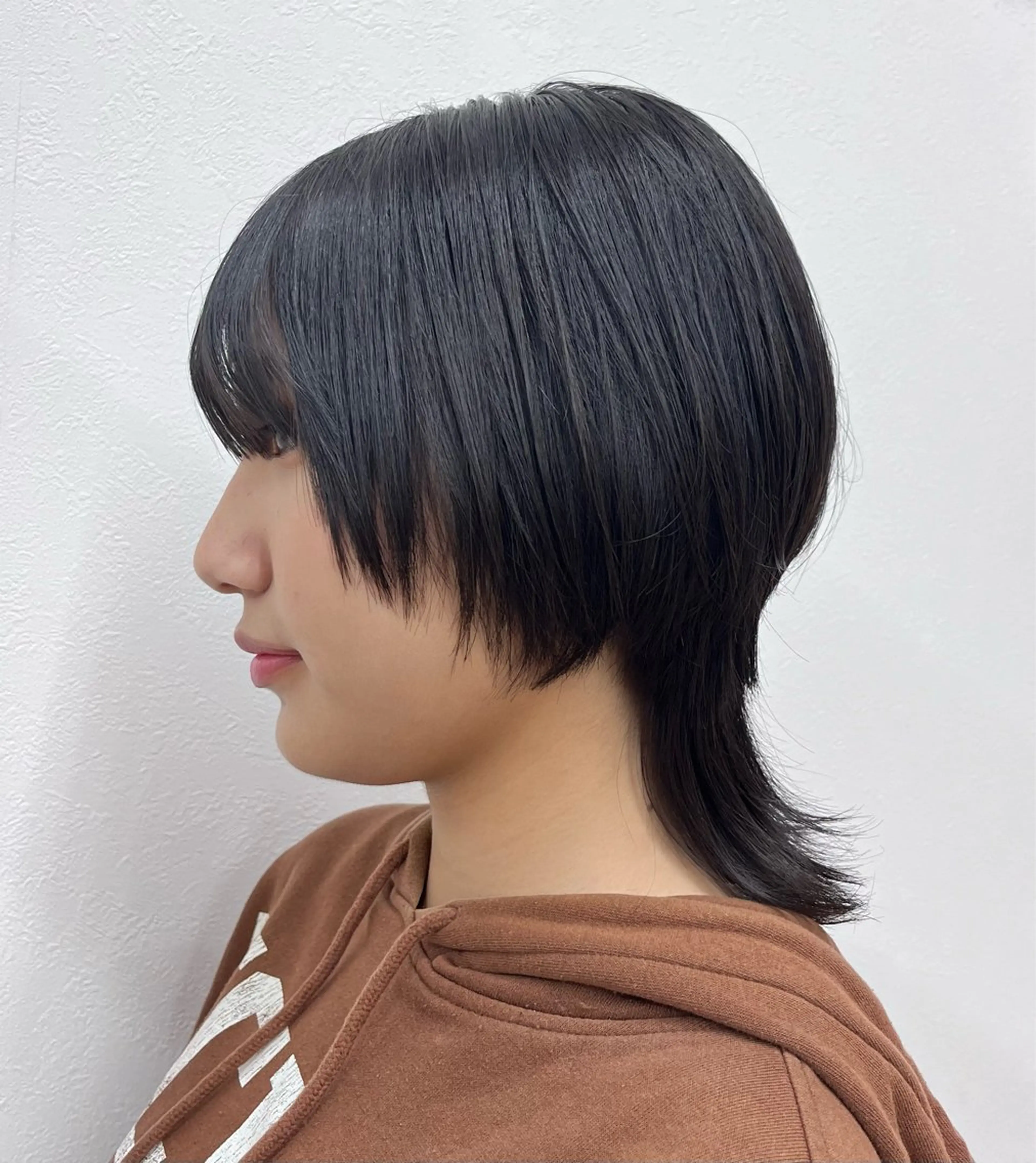 ミディアム ウルフカット 田尾 凌雅のヘアスタイル