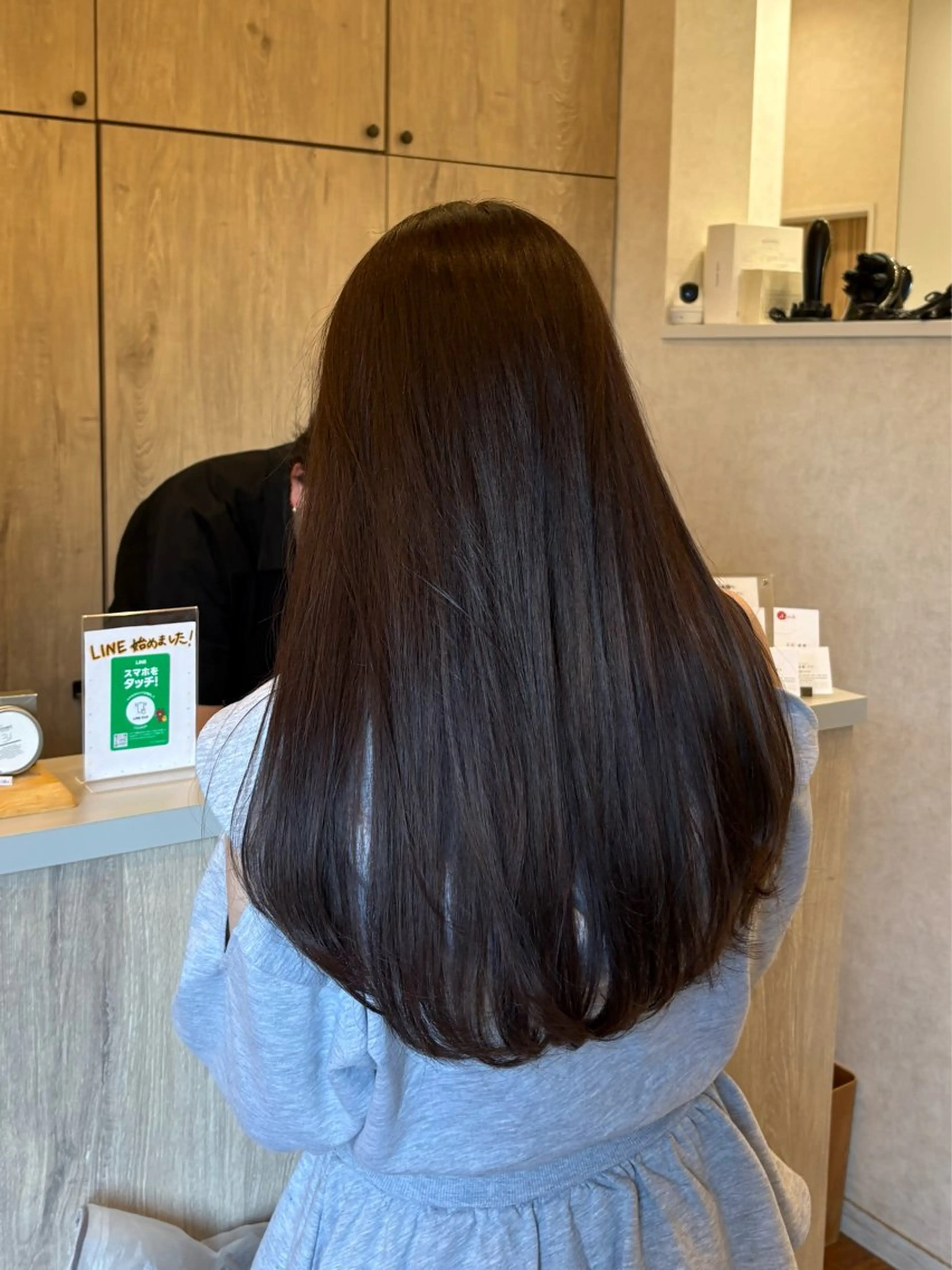 セミロング カラー ブラウンカラー ラベンダーカラー ラベンダーブラウン ヘアカラー トリートメント 透明感カラー🌿 moeのヘアスタイル
