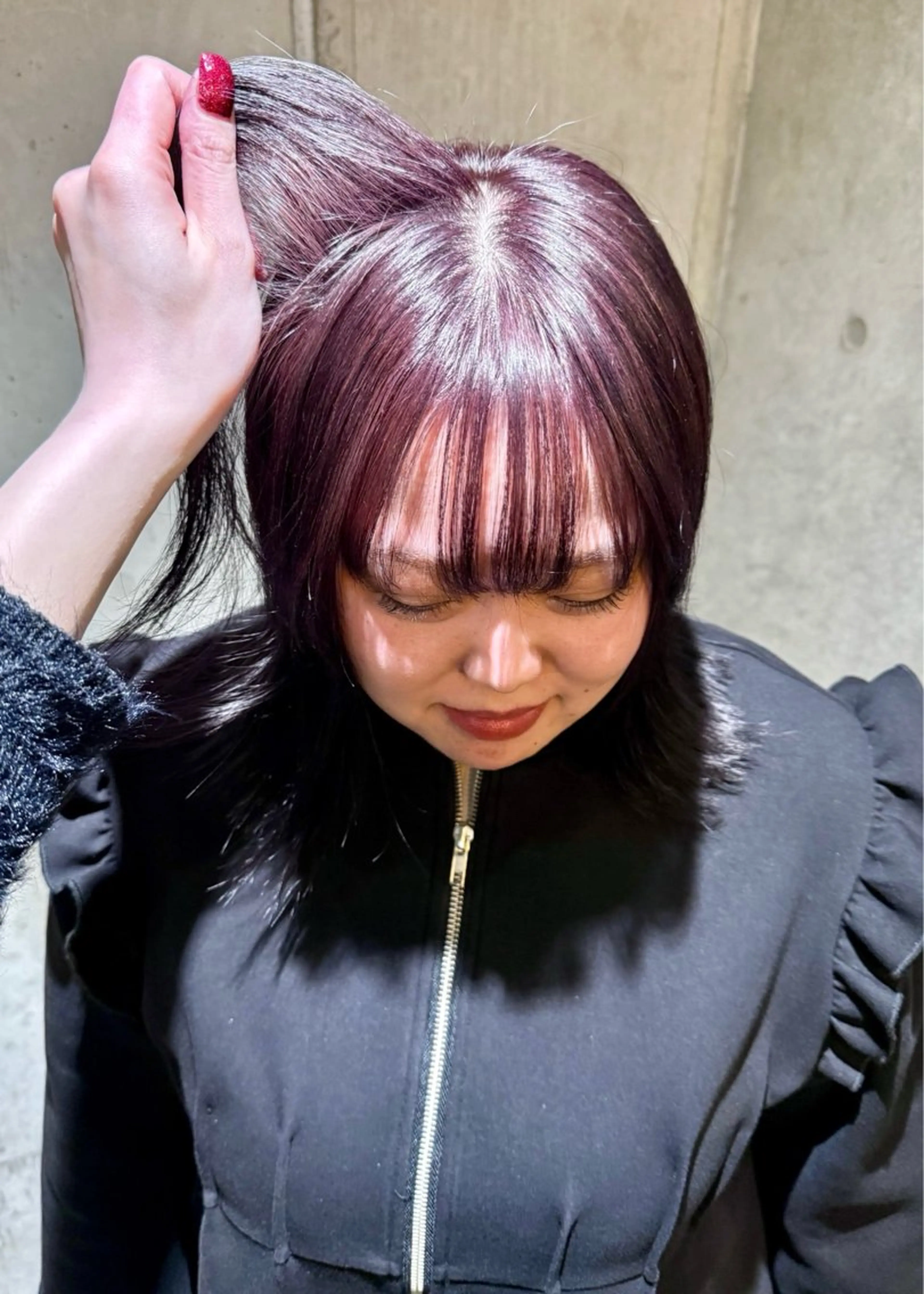 ミディアム カラー キッズ ヘアカラー トリートメント 艶髪/ハイトーン /masami🩵のヘアスタイル