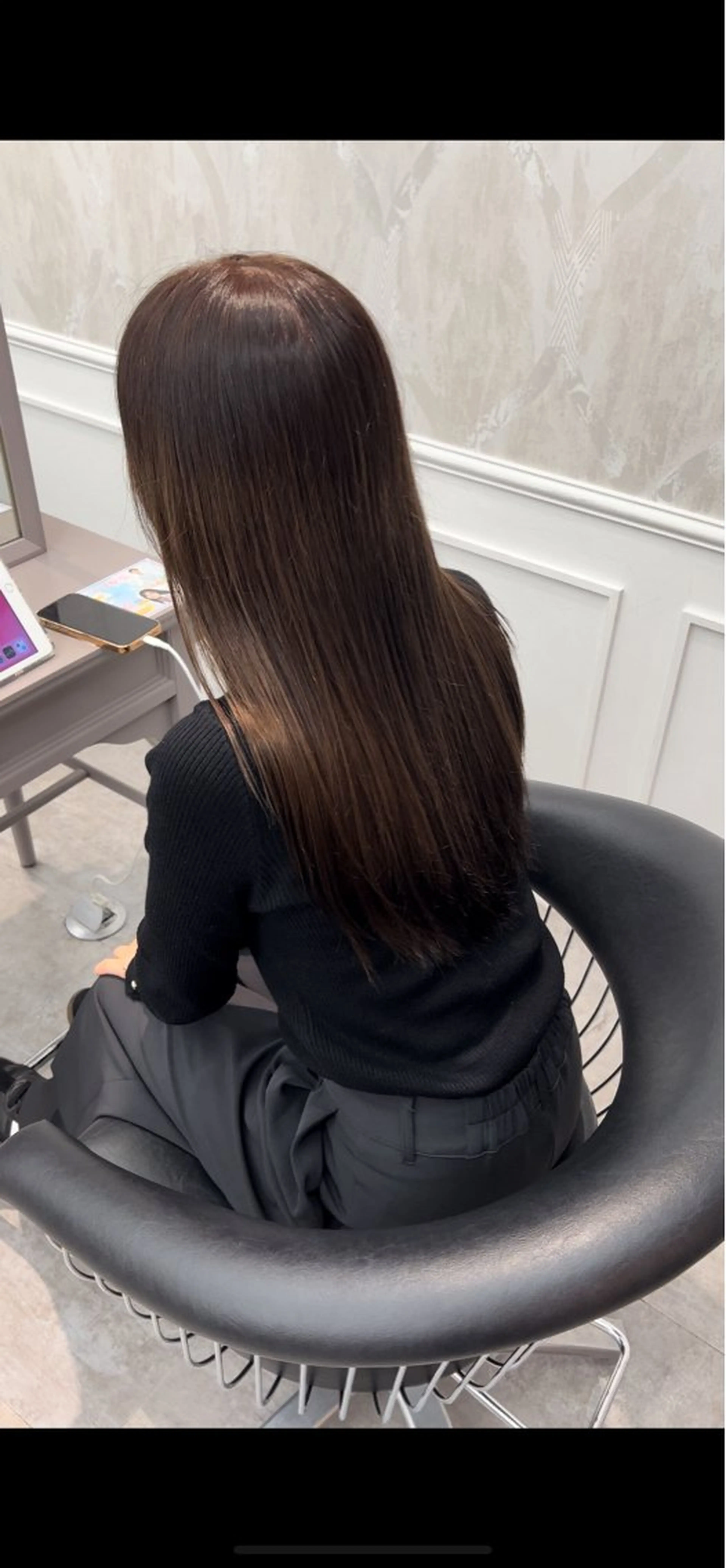 ロング ヘアカラー 橋本 倫生のヘアスタイル