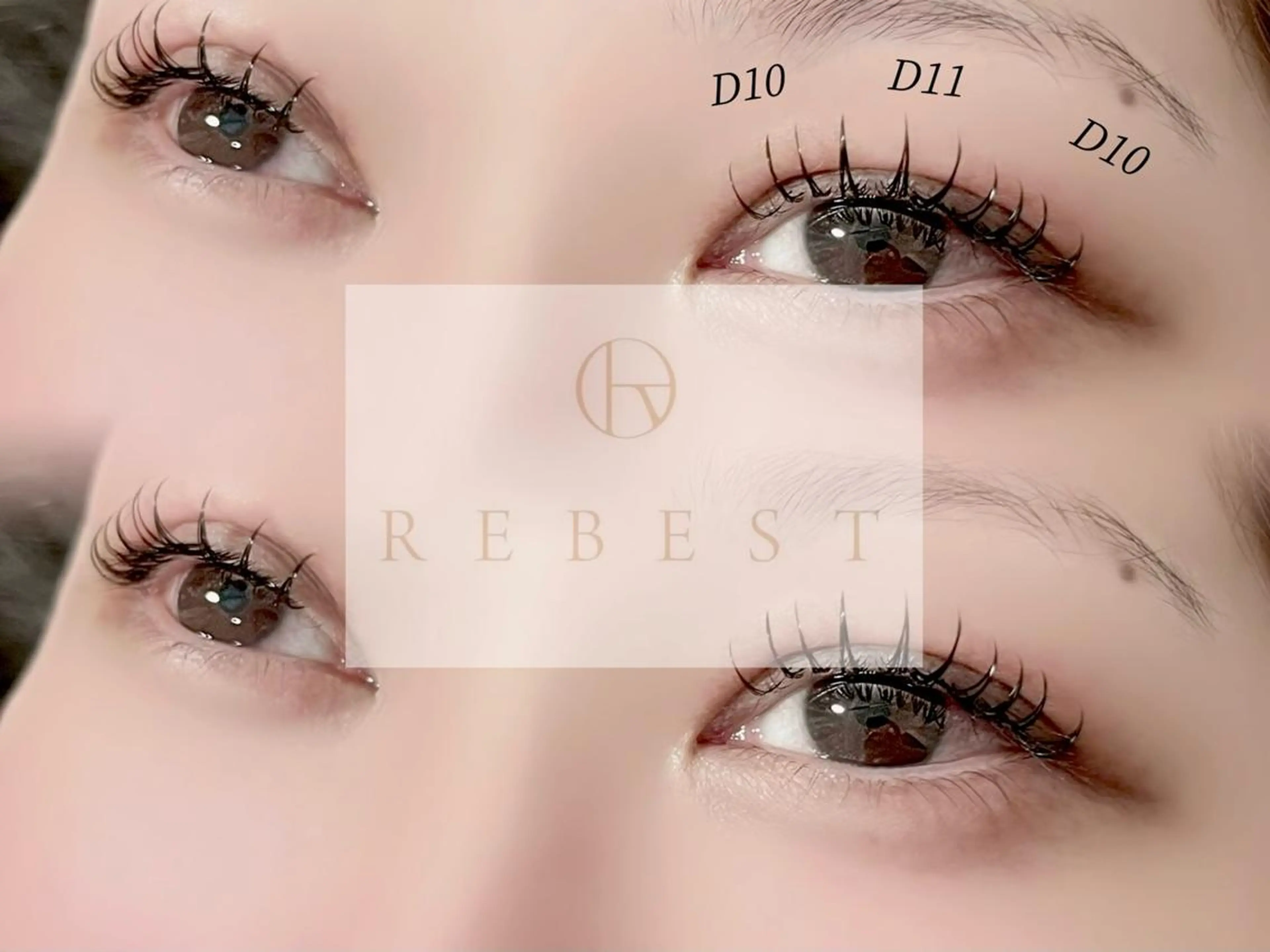 マツエク・マツパ ＲＥＢＥＳＴ ｅｙｅｌａｓｈのマツエク・マツパデザイン