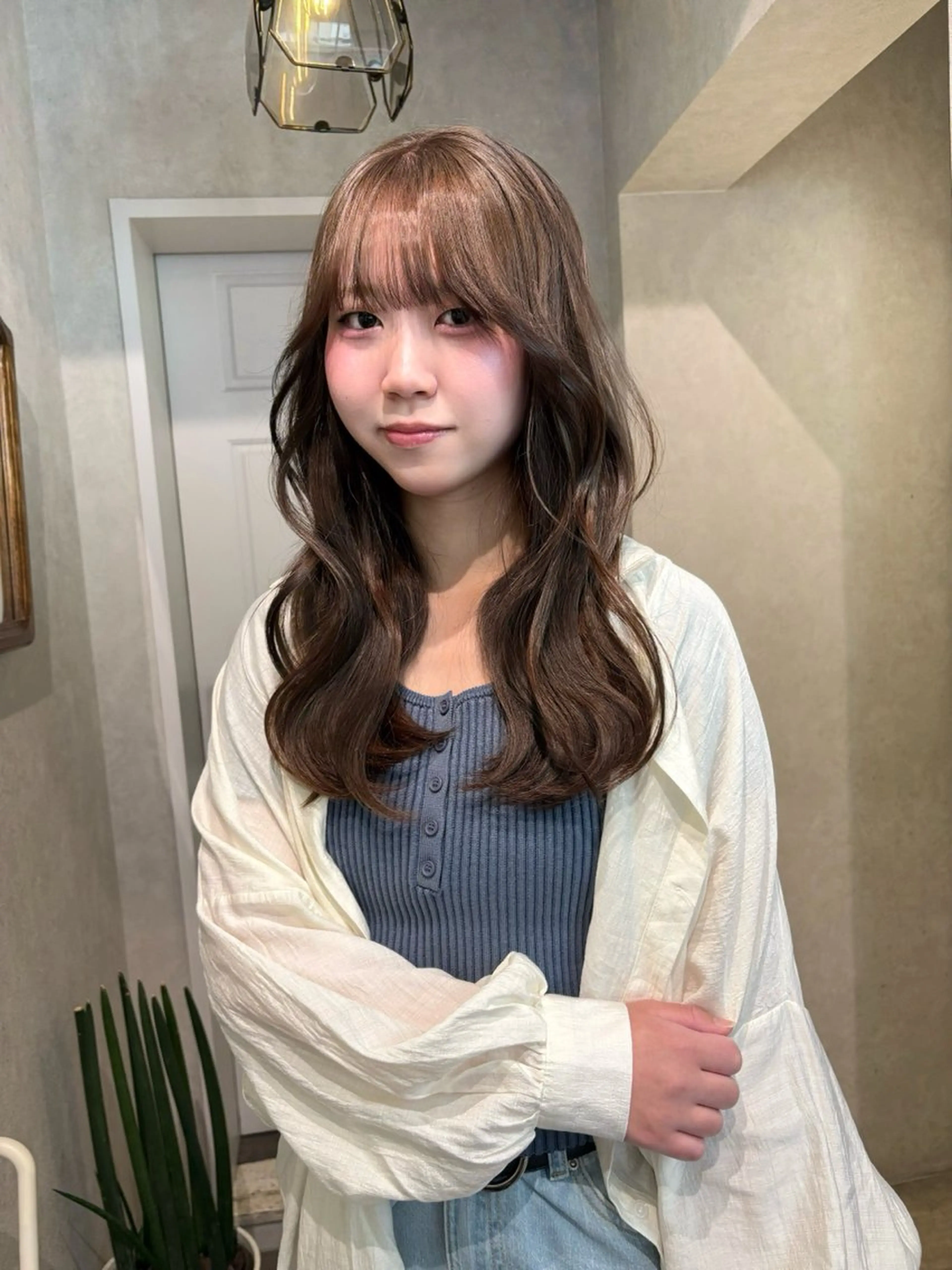 ロング ヘアカラー 透明感モテスタイル 💞SHIORI💞のヘアスタイル