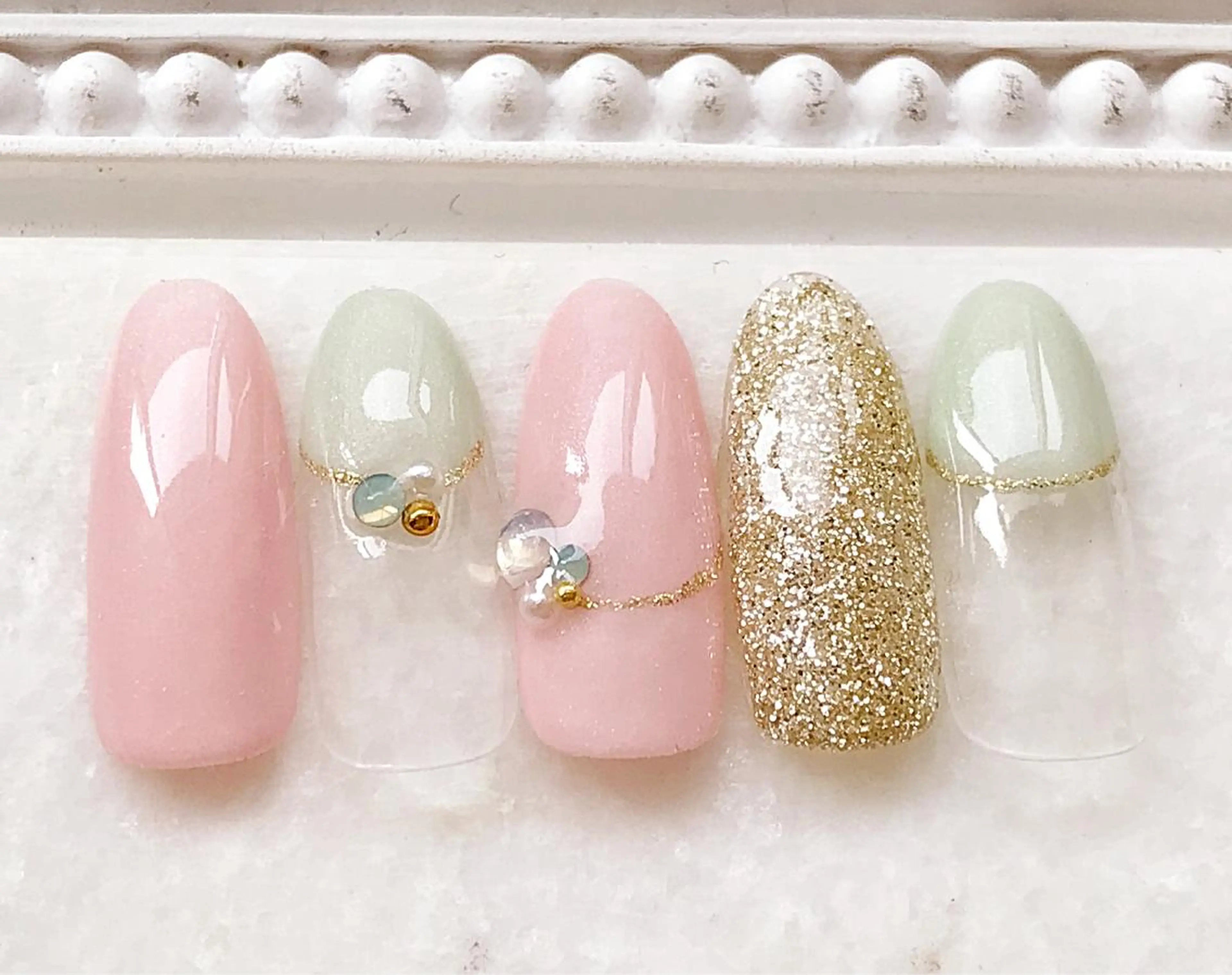 ネイル 春ネイル ハンドネイル Satomi  のネイルデザイン